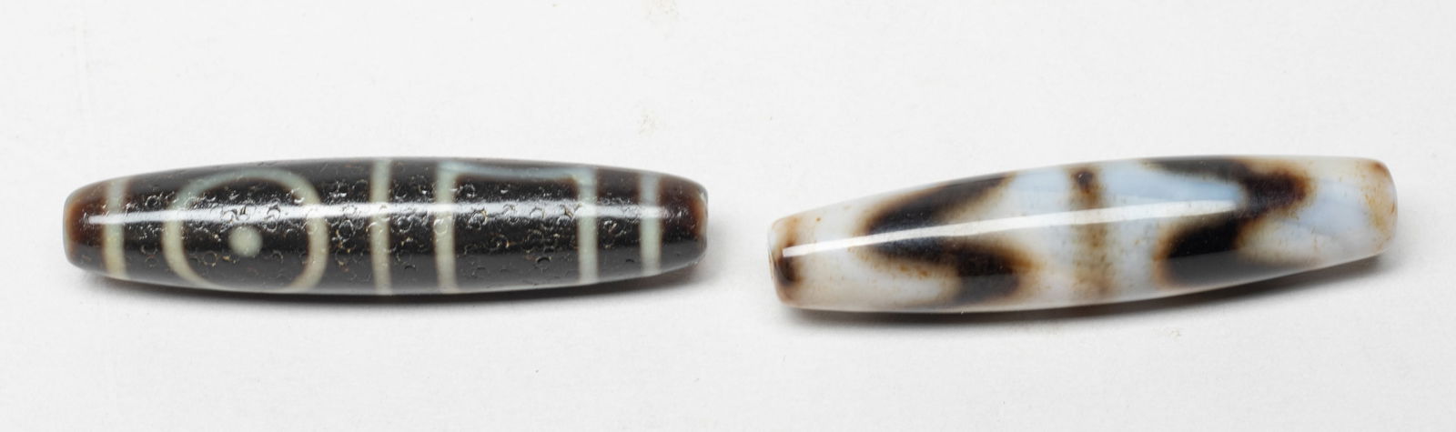 Chinese Export, Jade, Agate, Dzi Beads - 4