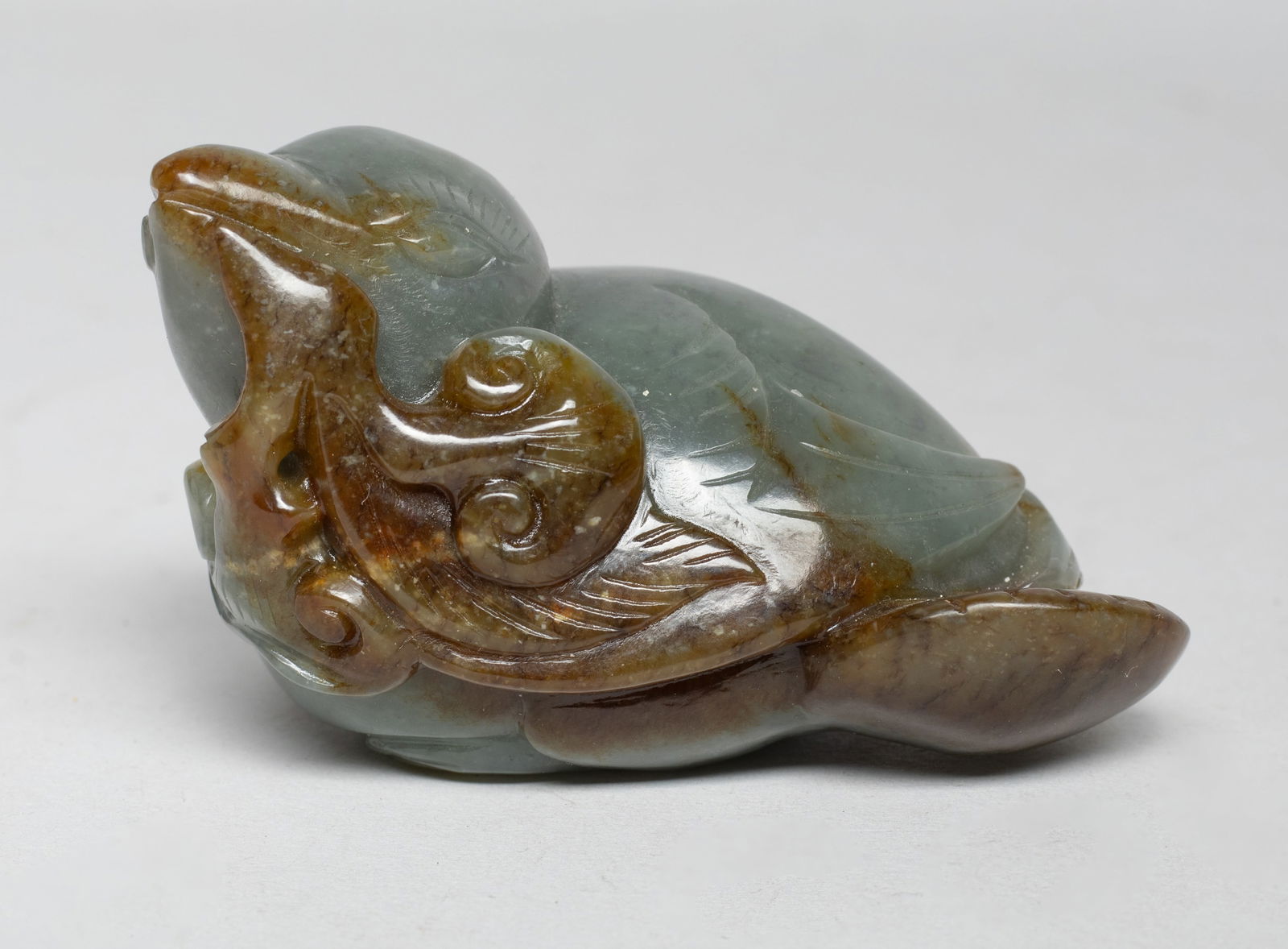 Chinese Russet Jade Bird Sculpture (1 of 9)