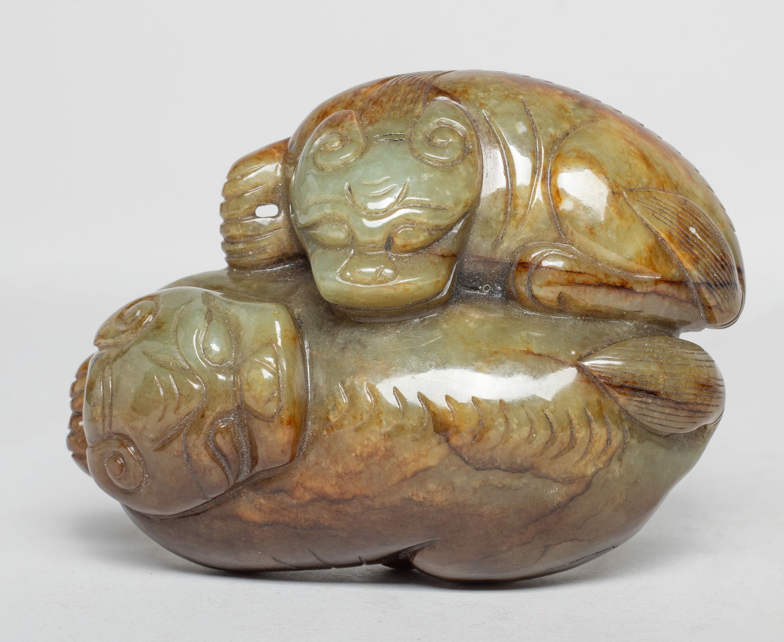 Large Chinese Russet Jade Beast (1 of 12)