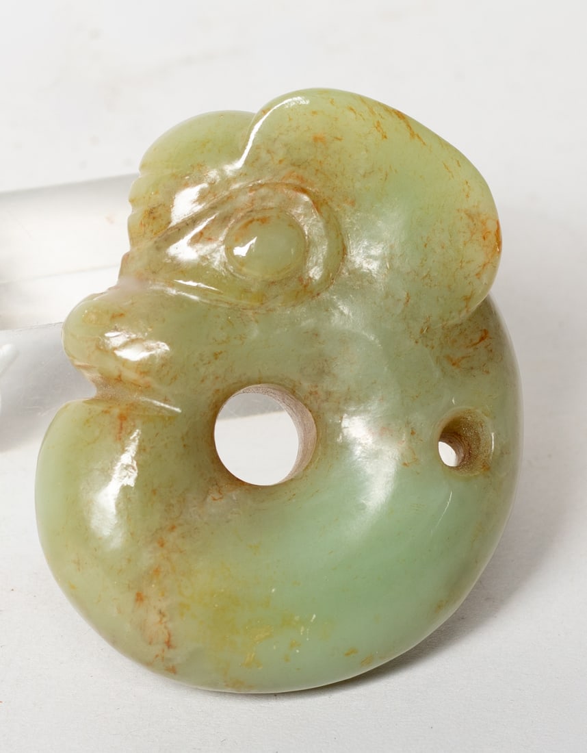 Estate Chinese Russet Jade Toggle (1 of 11)