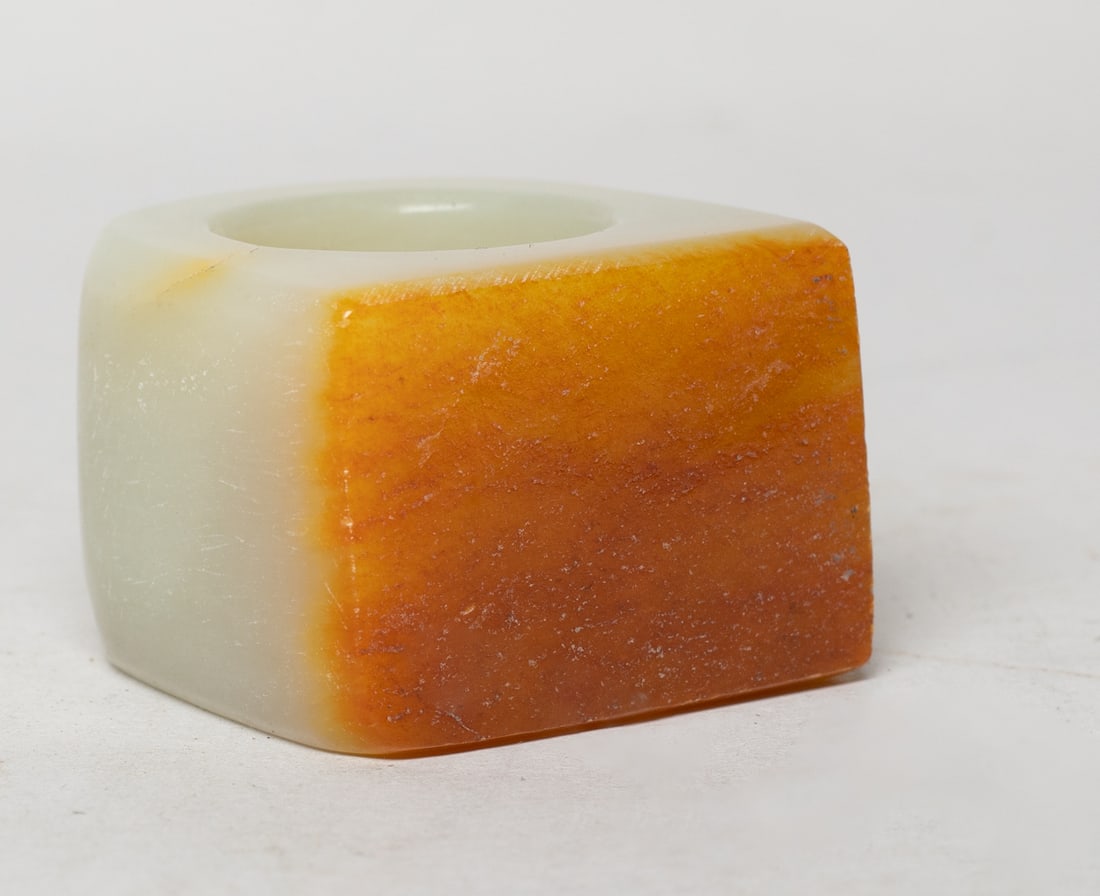 Collectible Chinese Jade / Hard Stone Thumb Ring (1 of 12)