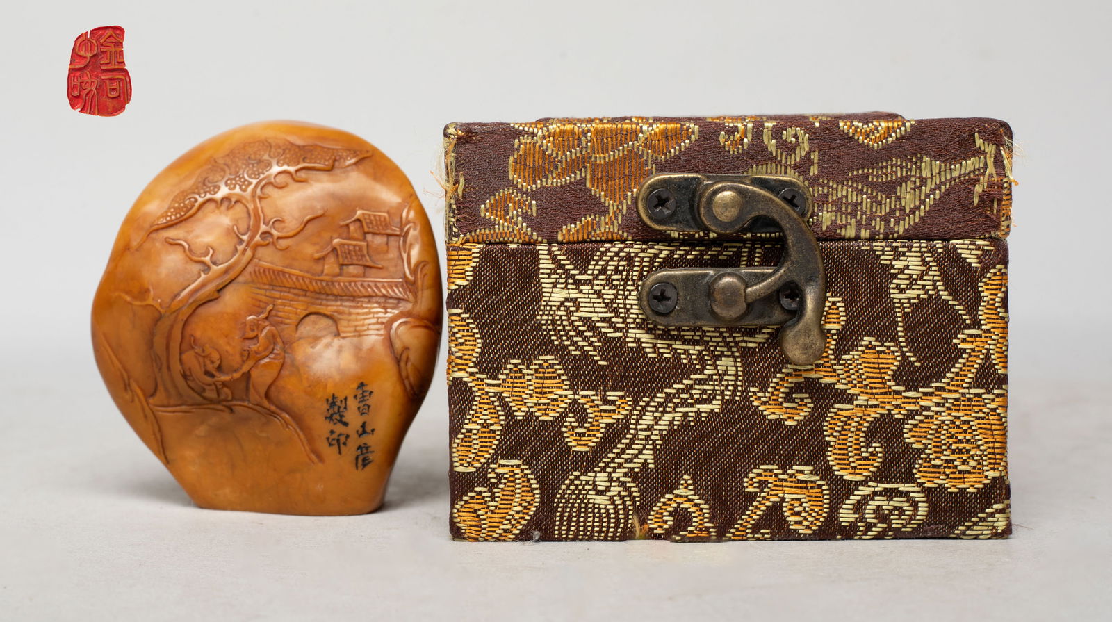 Estate Chinese Shoushan Stone Sculpture Seals (1 of 10)