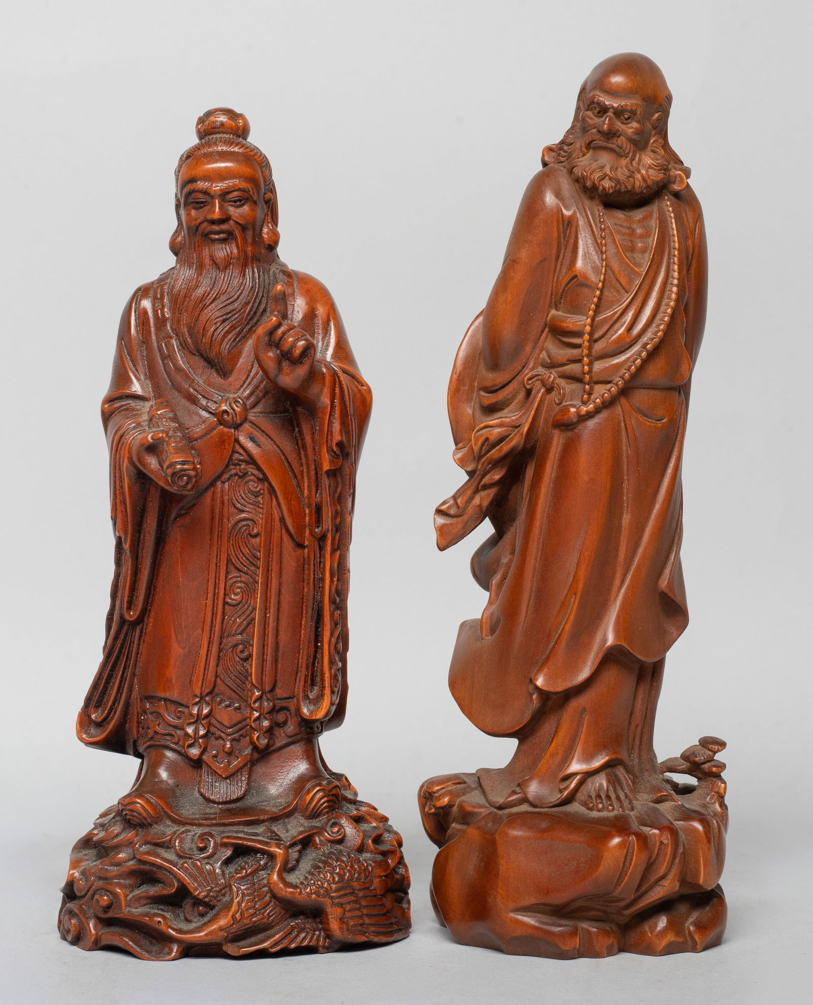 Two Chinese Wood Table Sculptures (1 of 16)