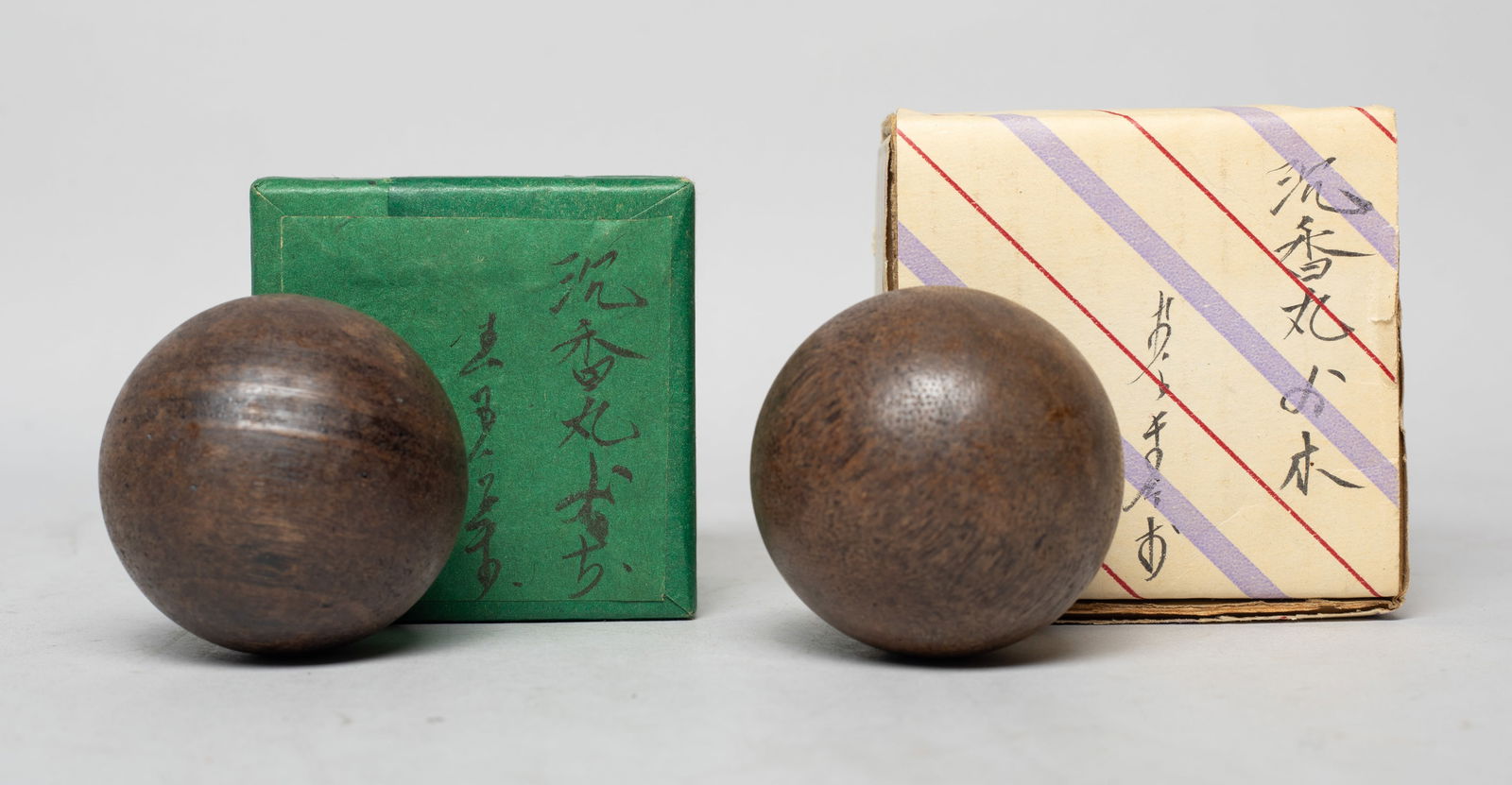 Two Chinese Export Agarwood Lg Balls (1 of 8)