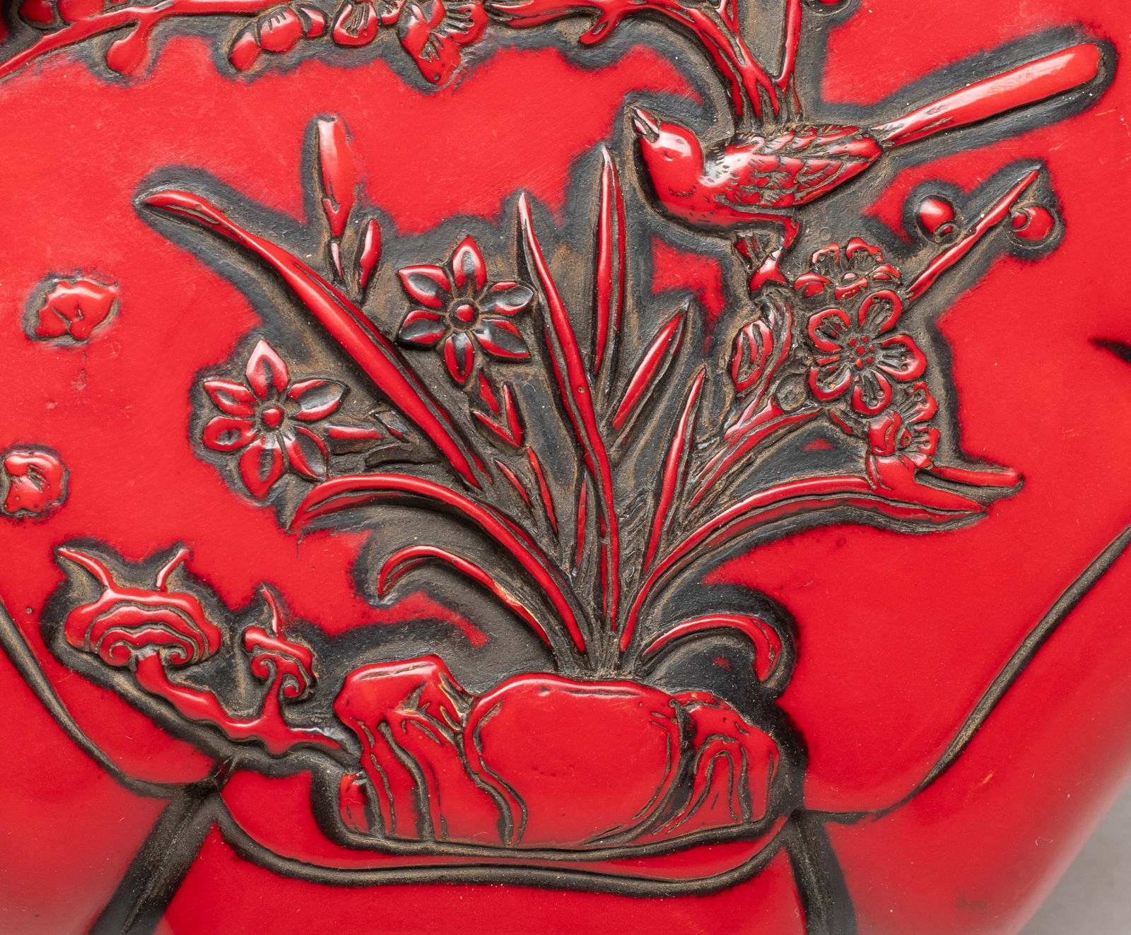 Estate Chinese Export Covered Box - 6