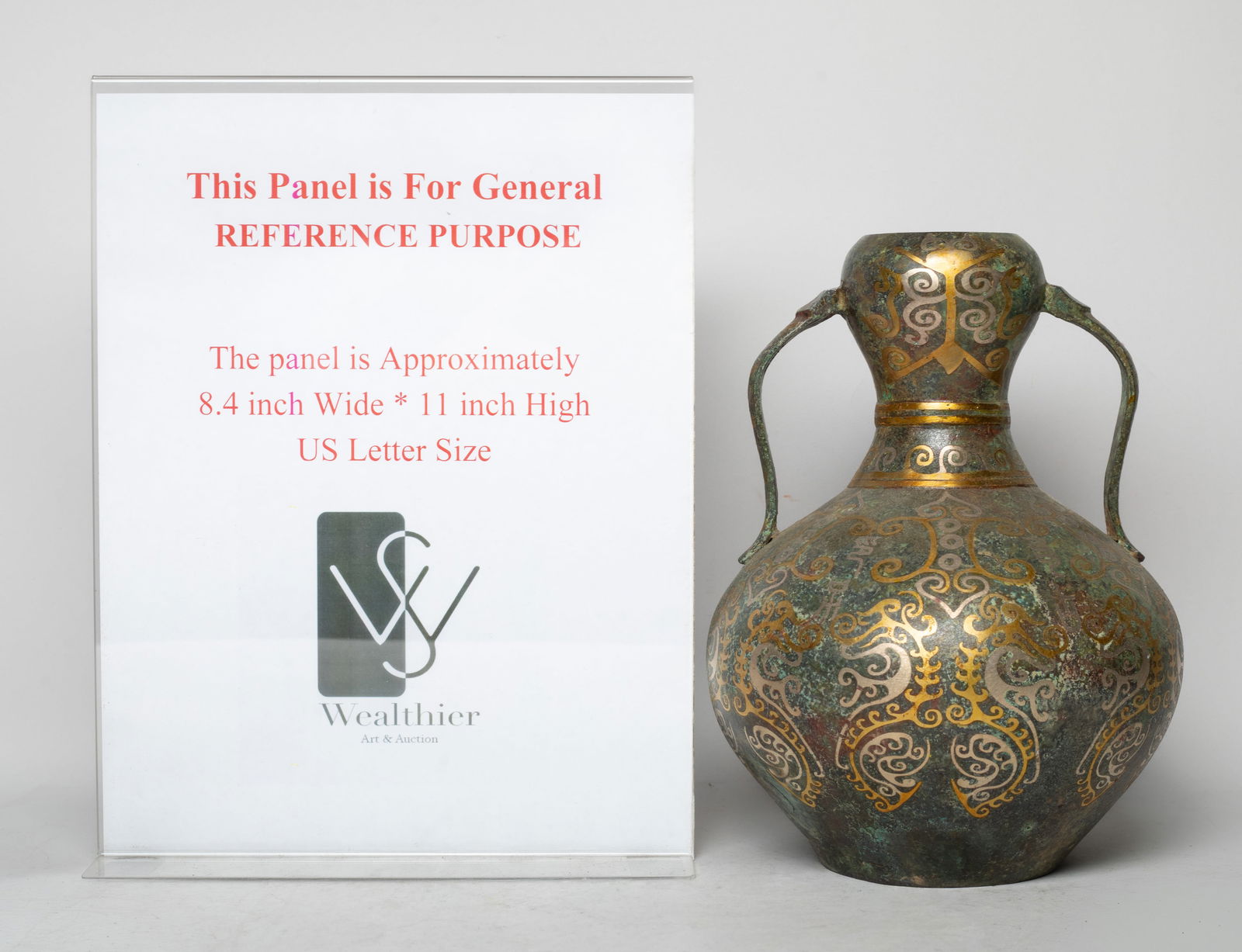 Chinese Export Bronze Vase - 2