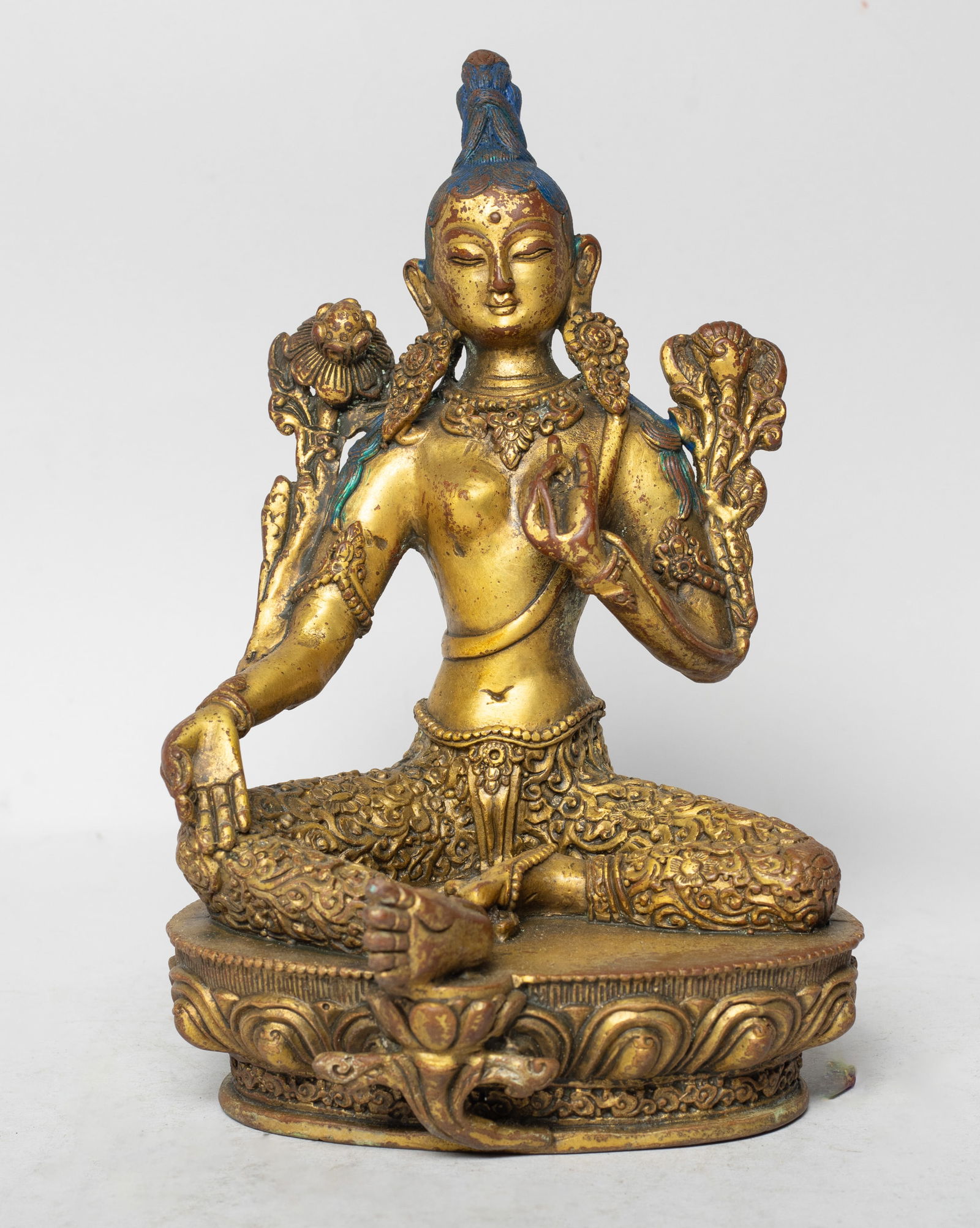 Collectible Chinese Sino-Tibetan Bronze Buddha (1 of 12)