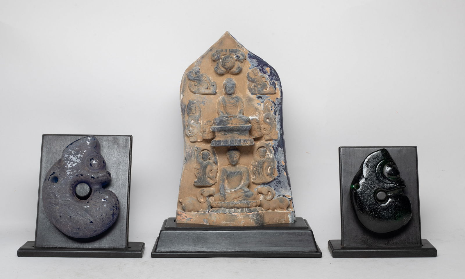 Set Vintage Chinese Peiking Glass Sculptures (1 of 12)