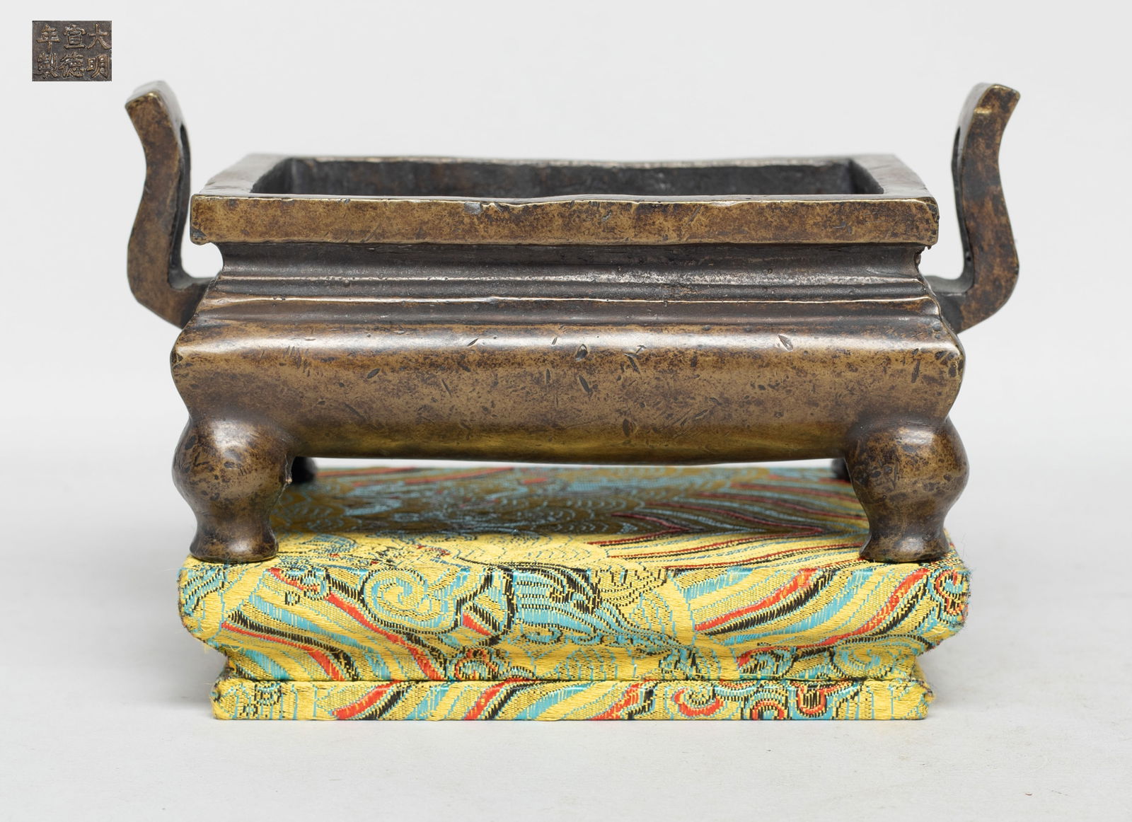 Estate Chinese Bronze Cabinet Censer (1 of 9)