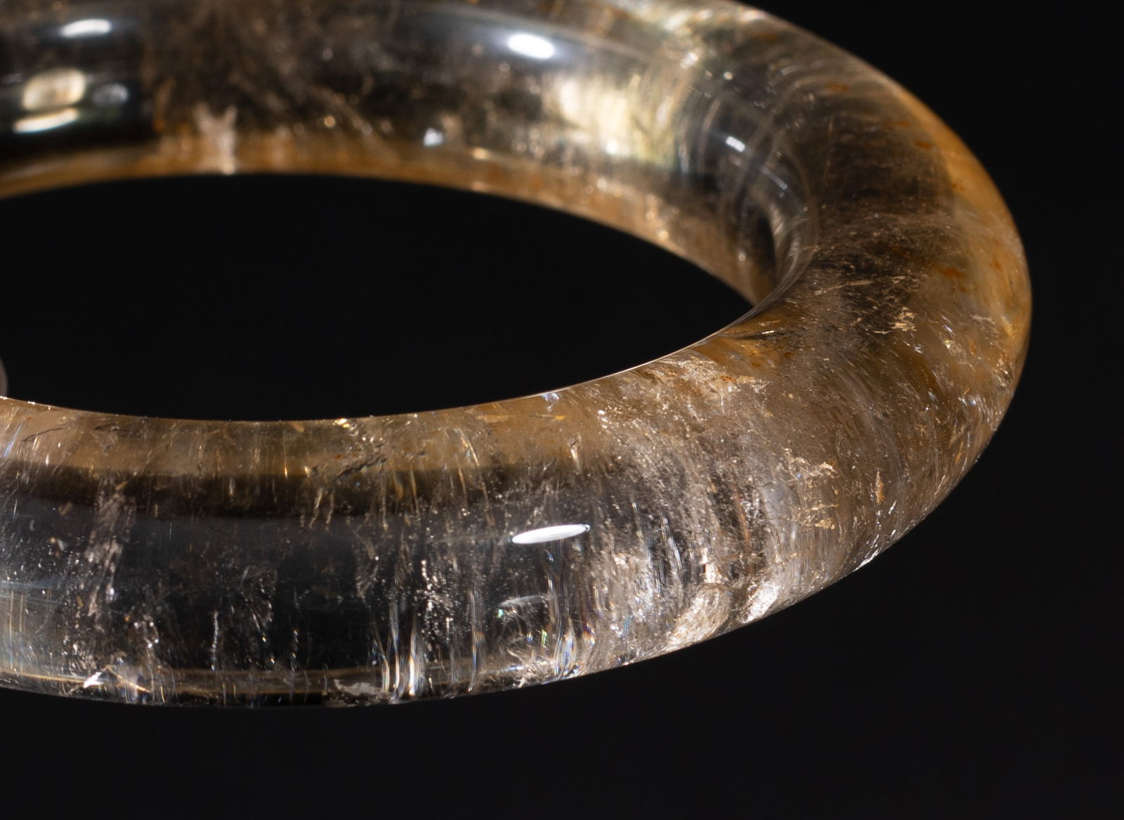 Chinese Jade, Crystal Bangles - 8