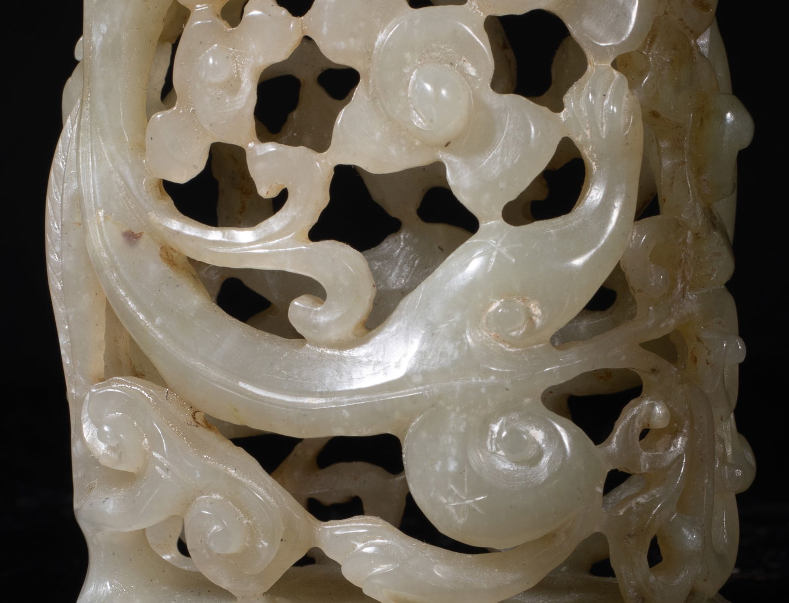 Chinese Openwork Jade Table Sculpture - 11