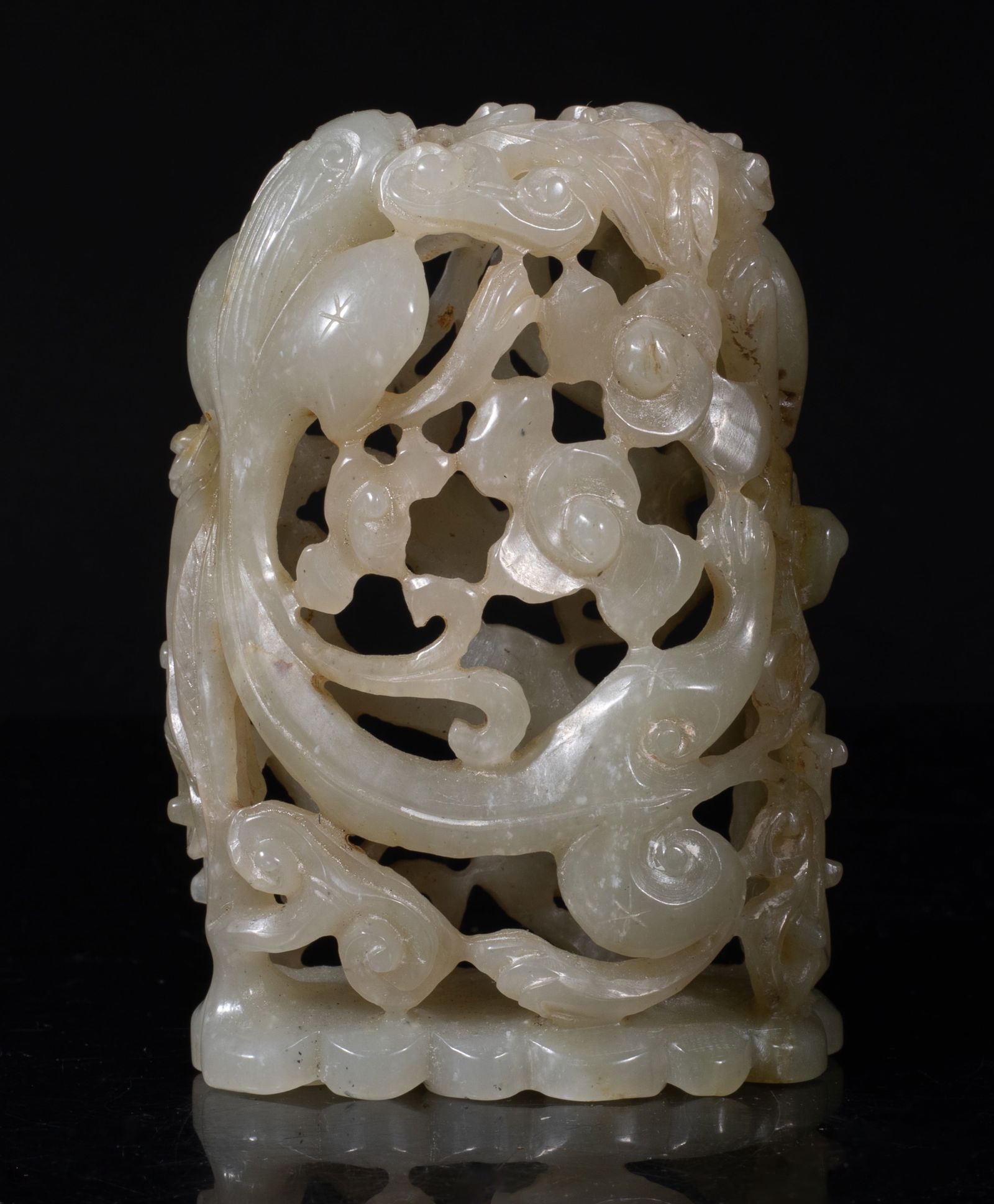 Chinese Openwork Jade Table Sculpture (1 of 12)
