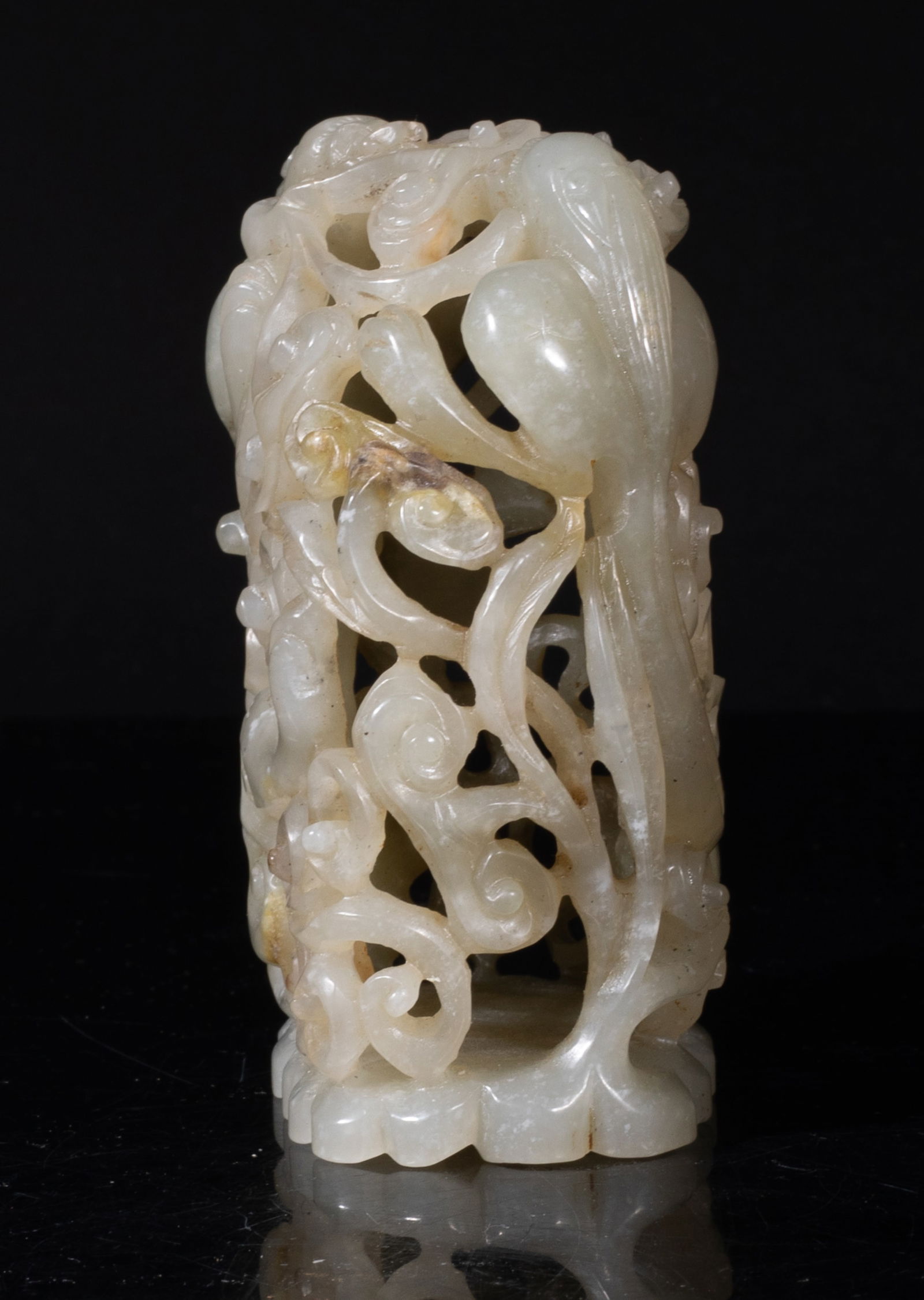 Chinese Openwork Jade Table Sculpture - 4