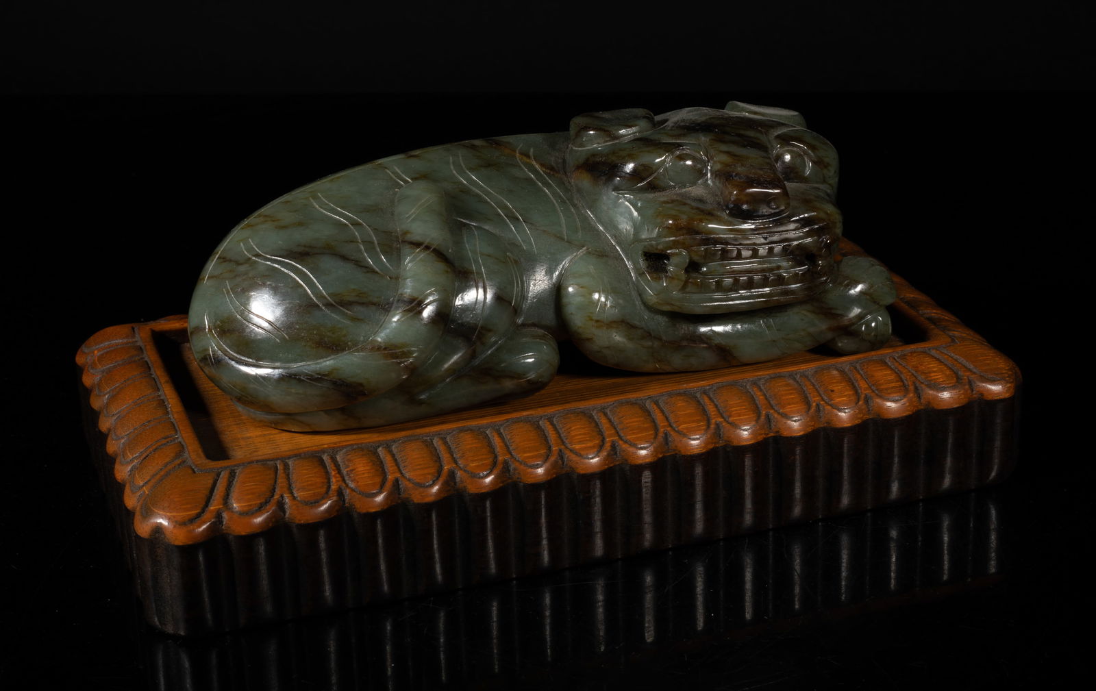 Large Chinese Yen-Ming Type Jade Sculpture (1 of 11)