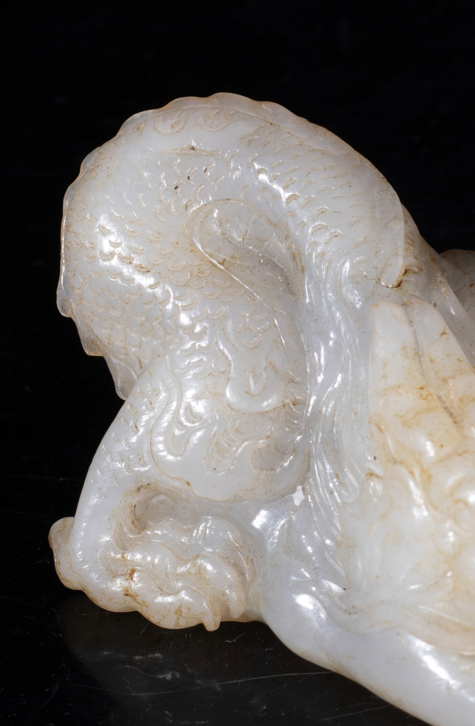 Rare Chinese Jade Carved Ink Stone - 10