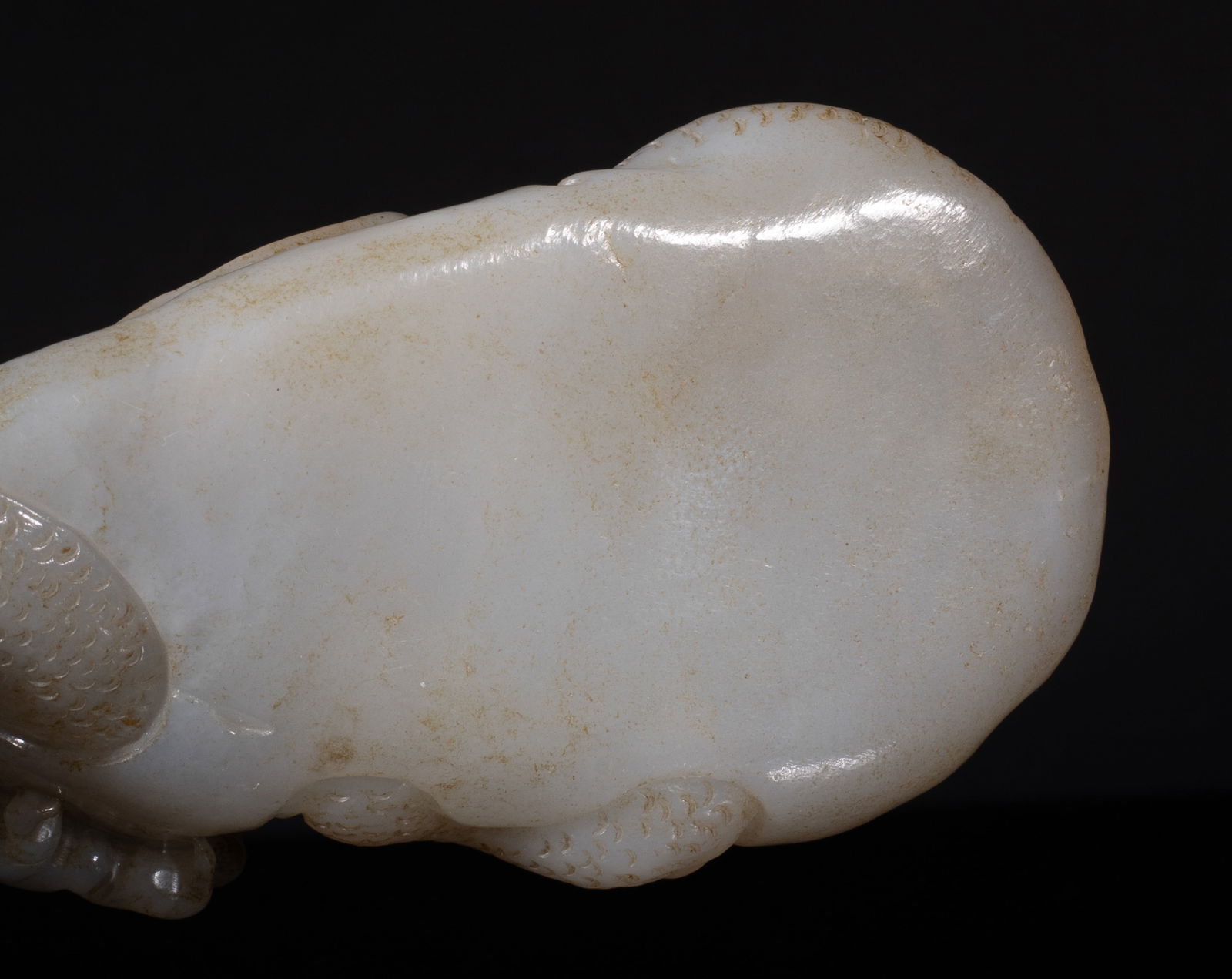 Rare Chinese Jade Carved Ink Stone - 12