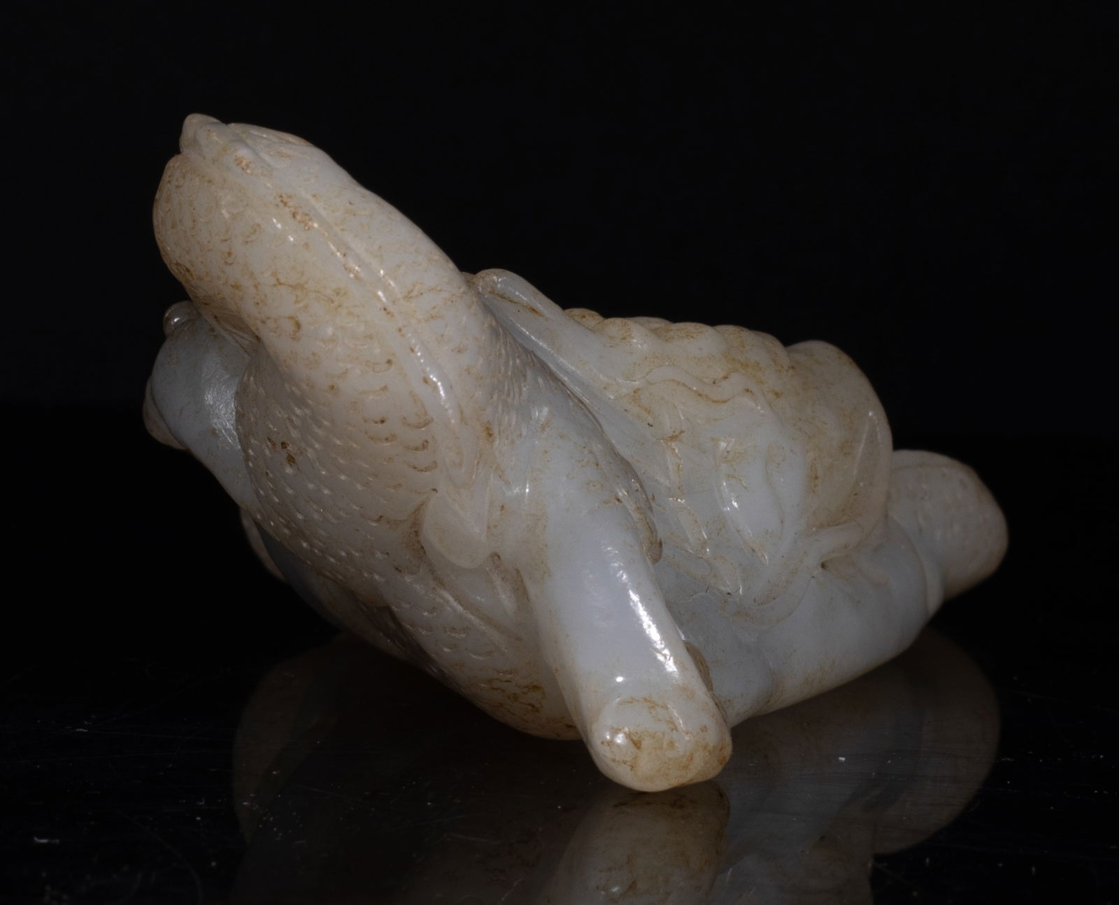 Rare Chinese Jade Carved Ink Stone - 3