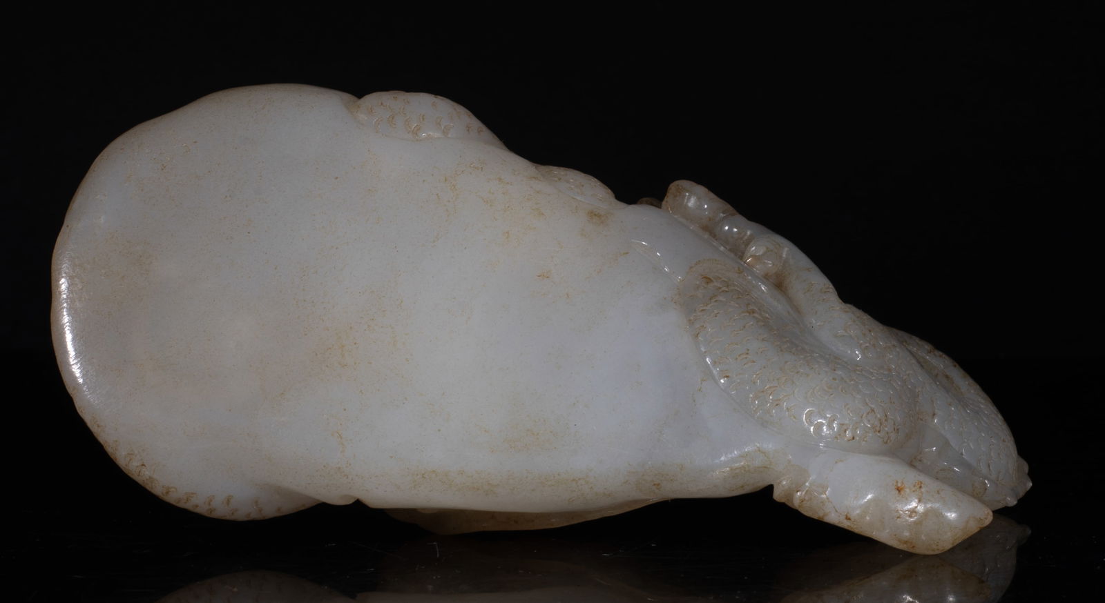 Rare Chinese Jade Carved Ink Stone - 4