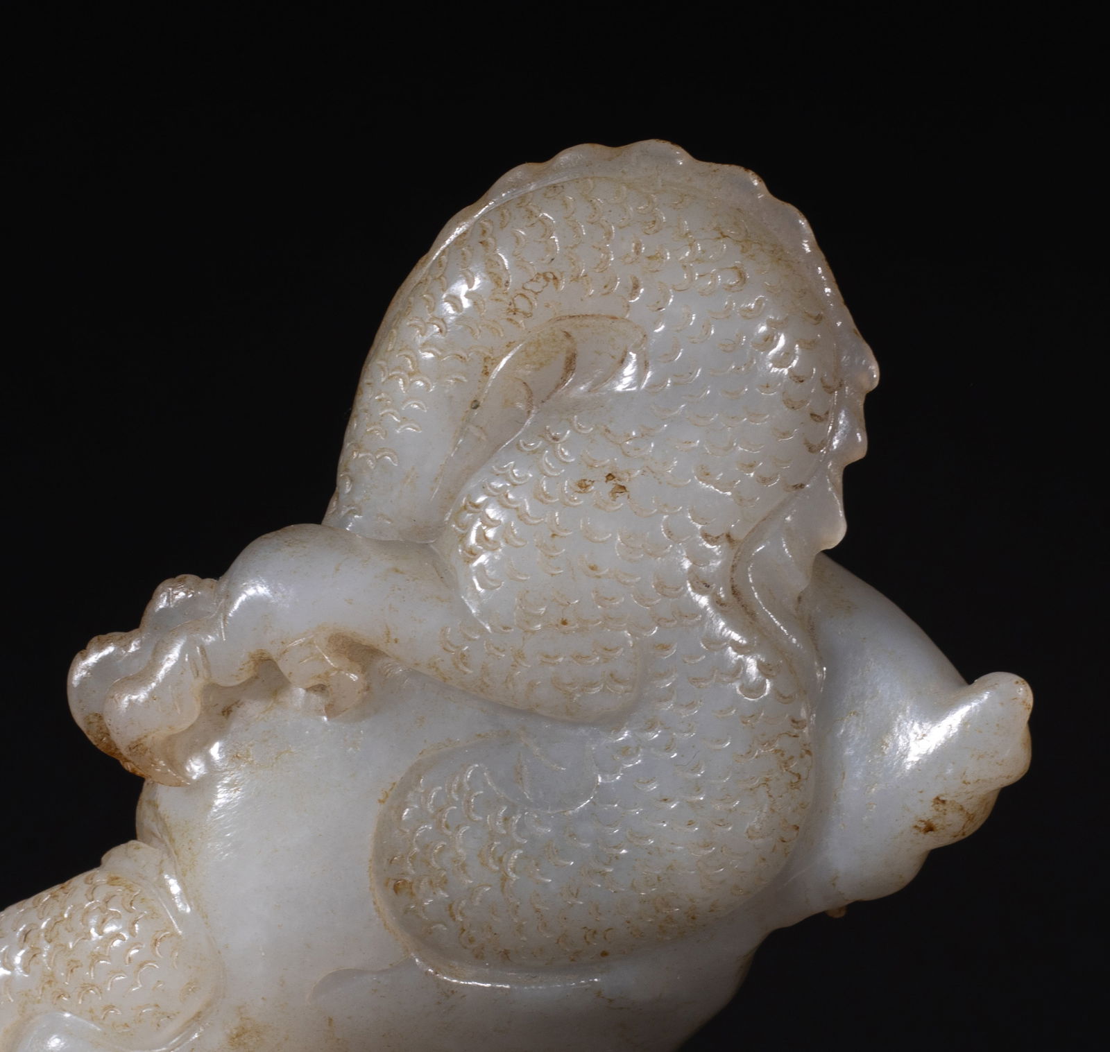 Rare Chinese Jade Carved Ink Stone - 9