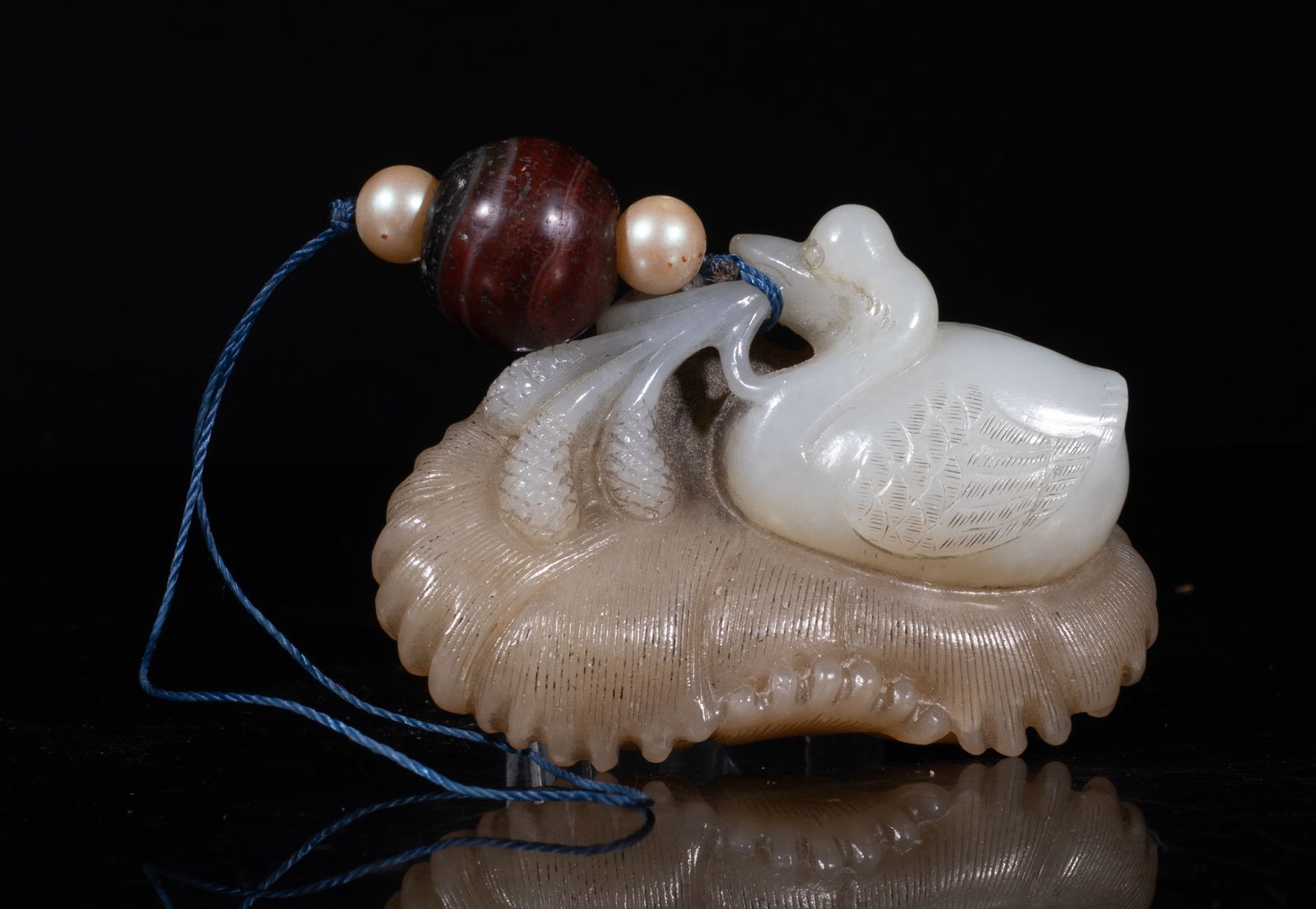 Large Chinese Manchu Russet Jade Pendant (1 of 14)