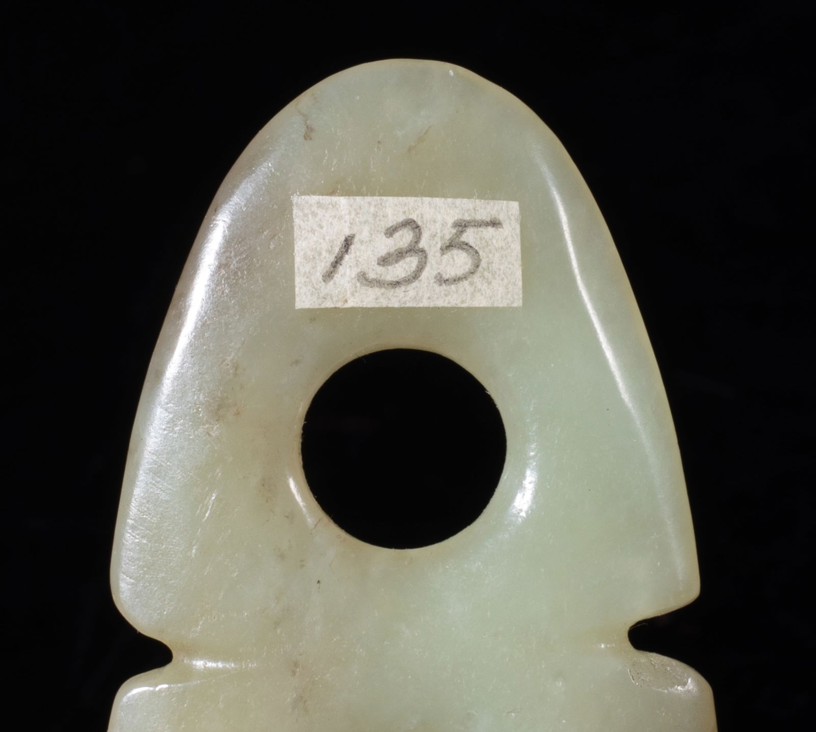 Three Chinese Export Jade Pendants - 3