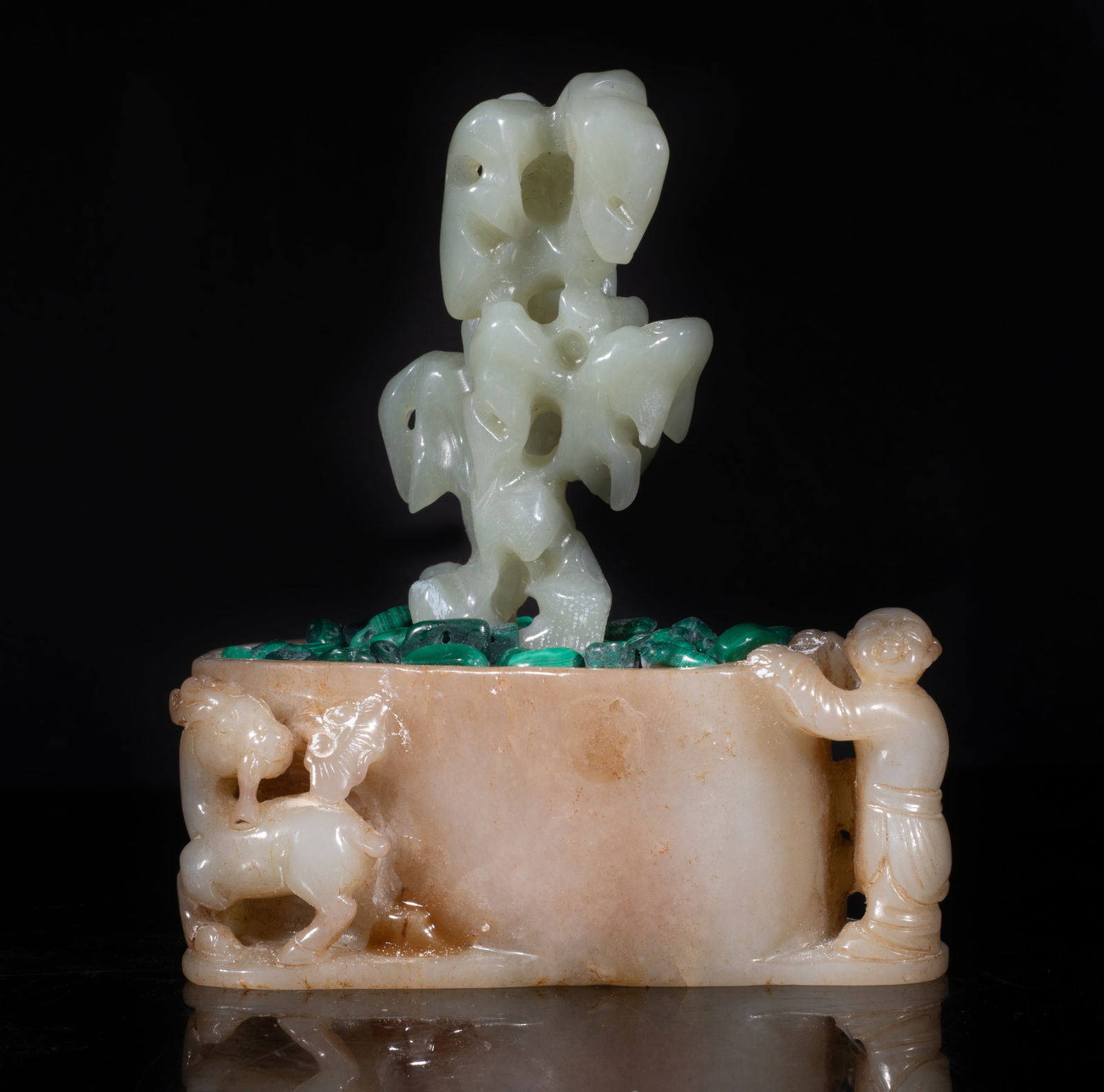 Collectible Chinese Export Jade Bonsai (1 of 16)