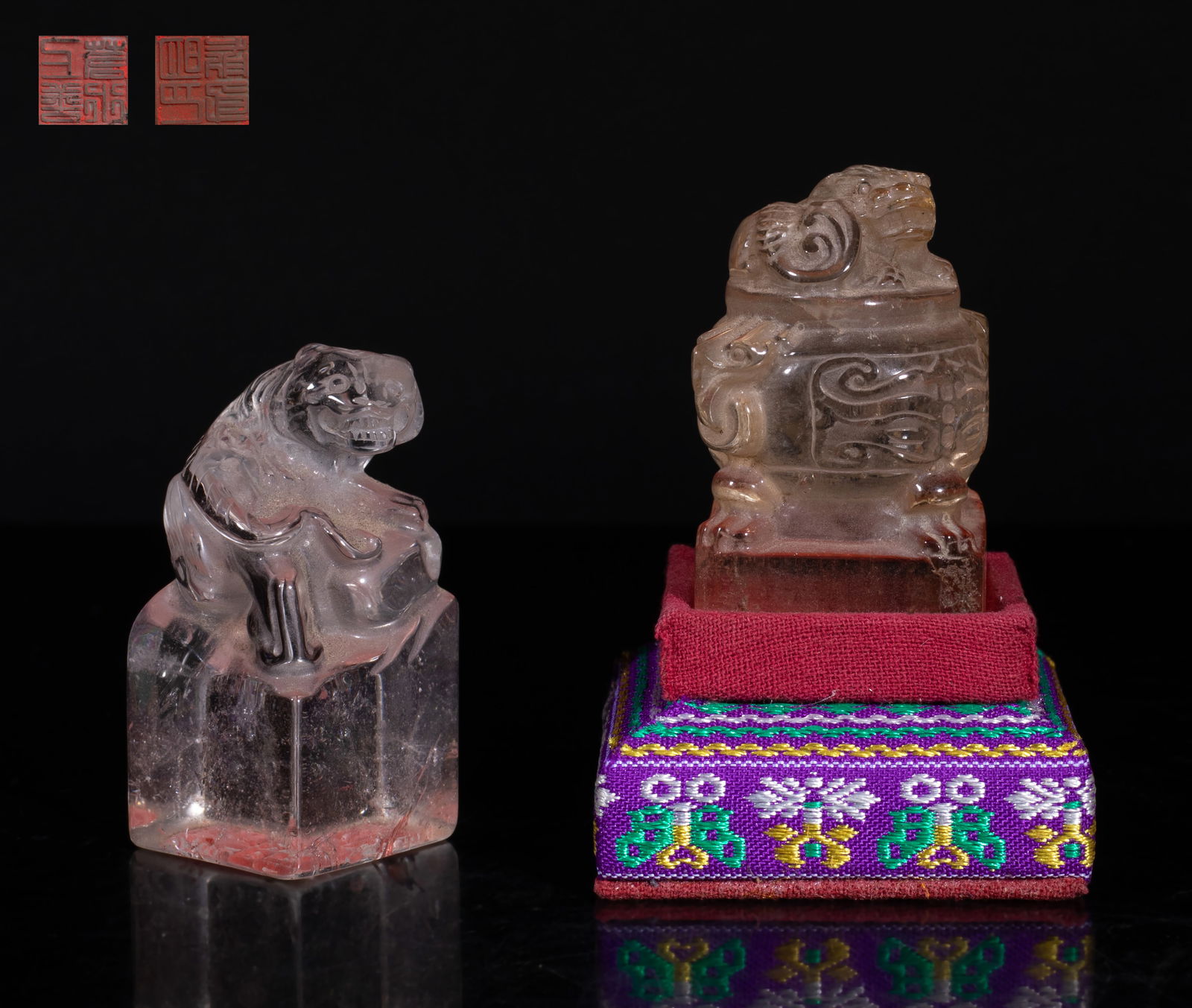 Two Chinese Rock Crystal Seals (1 of 13)