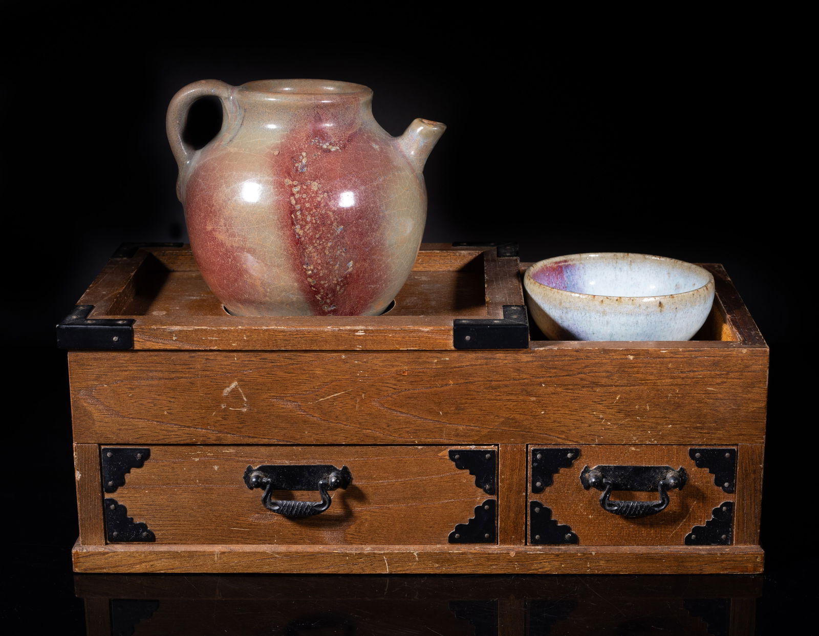 Estate Chinese Jun Ware Porcelain Tea Sets (1 of 16)