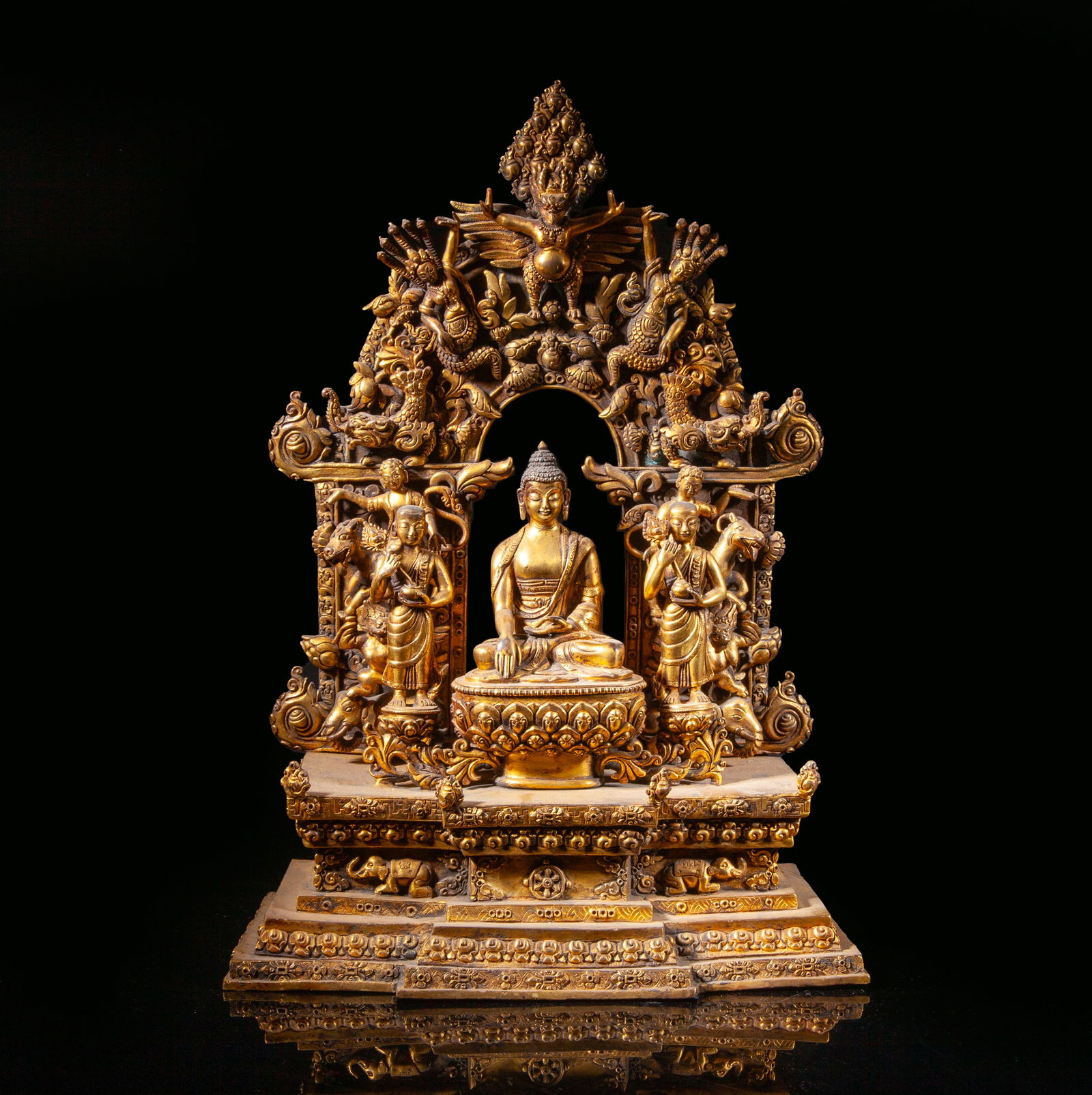 Rare Chinese Gilt Bronze Buddha Sculpture (1 of 15)