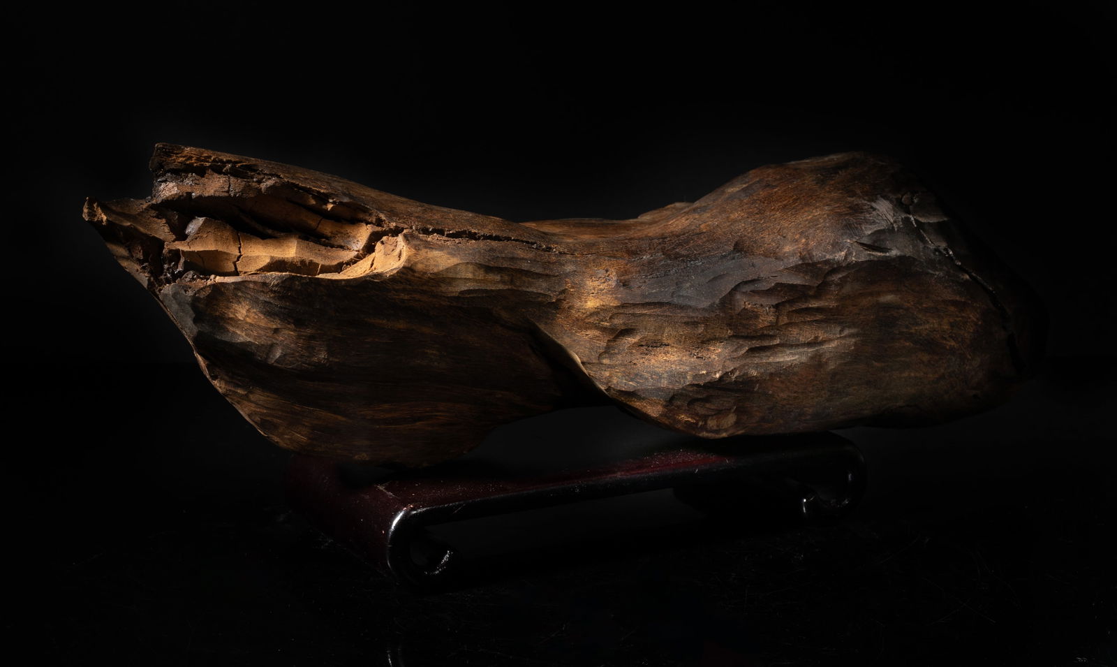 Large Chinese Agarwood Tree Scholar Sculpture (1 of 14)