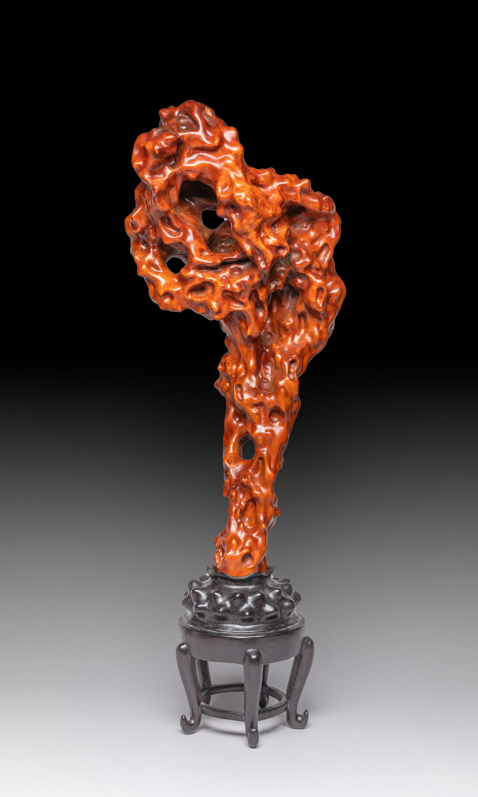 Tall Chinese Boxwood Table Sculpture (1 of 10)