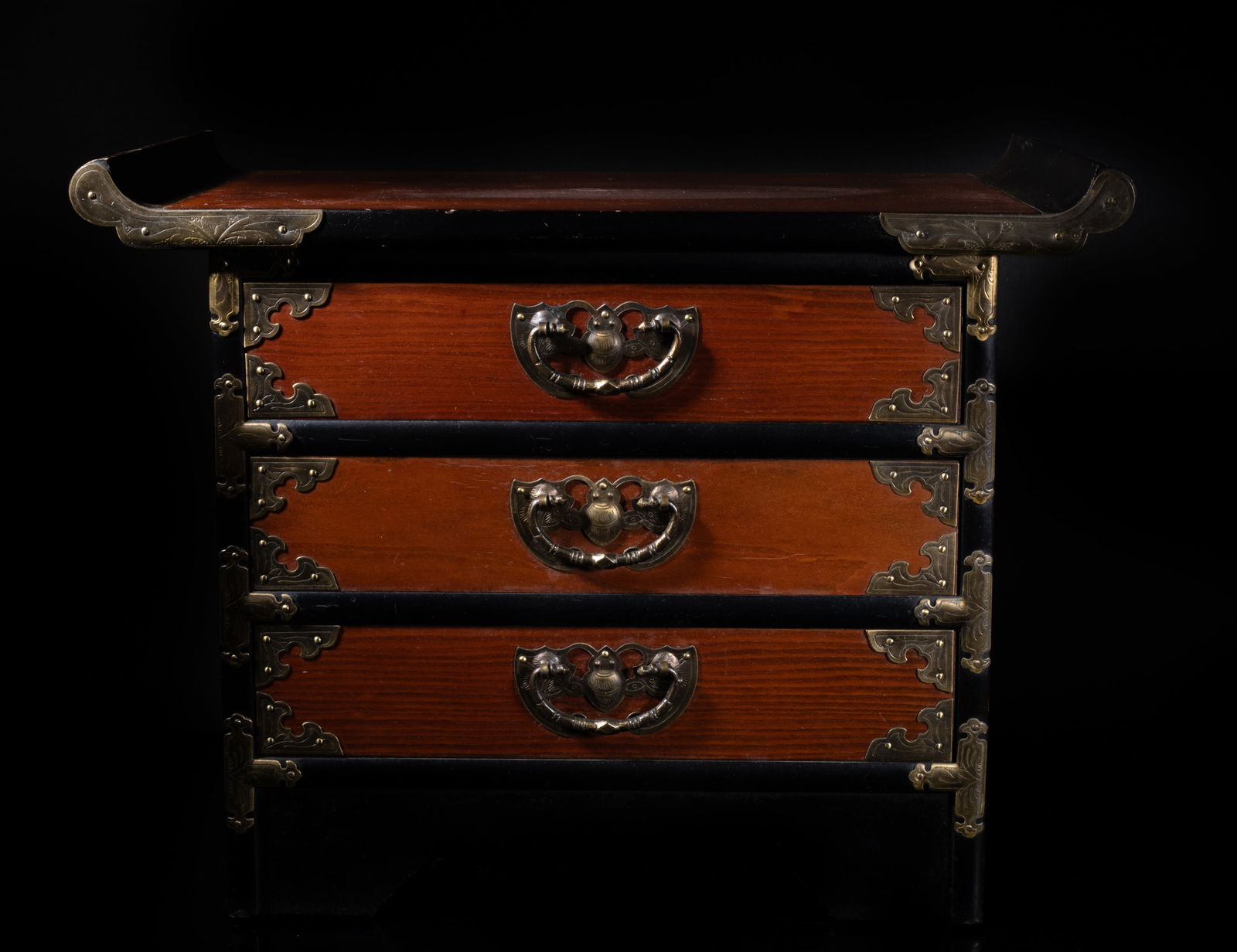 Estate Korean Wood Cabinet Form Box (1 of 17)