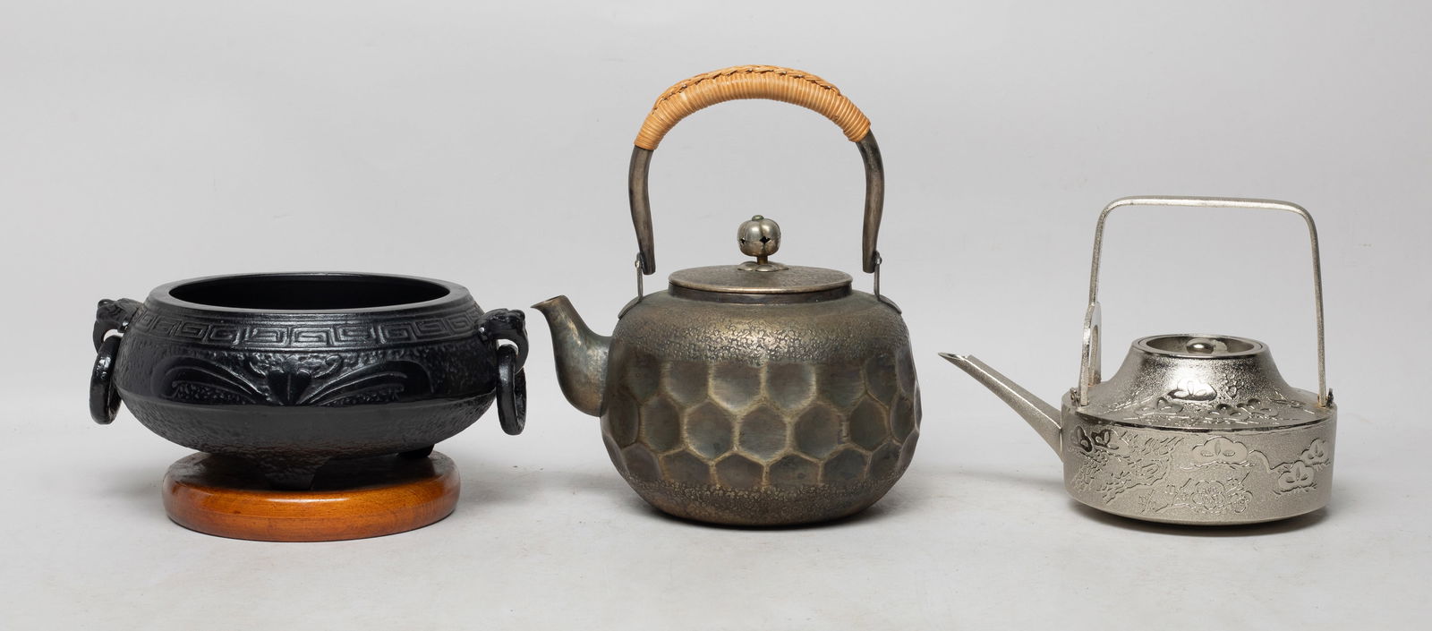 Vintage Japanese Metal Tea Pots (1 of 14)