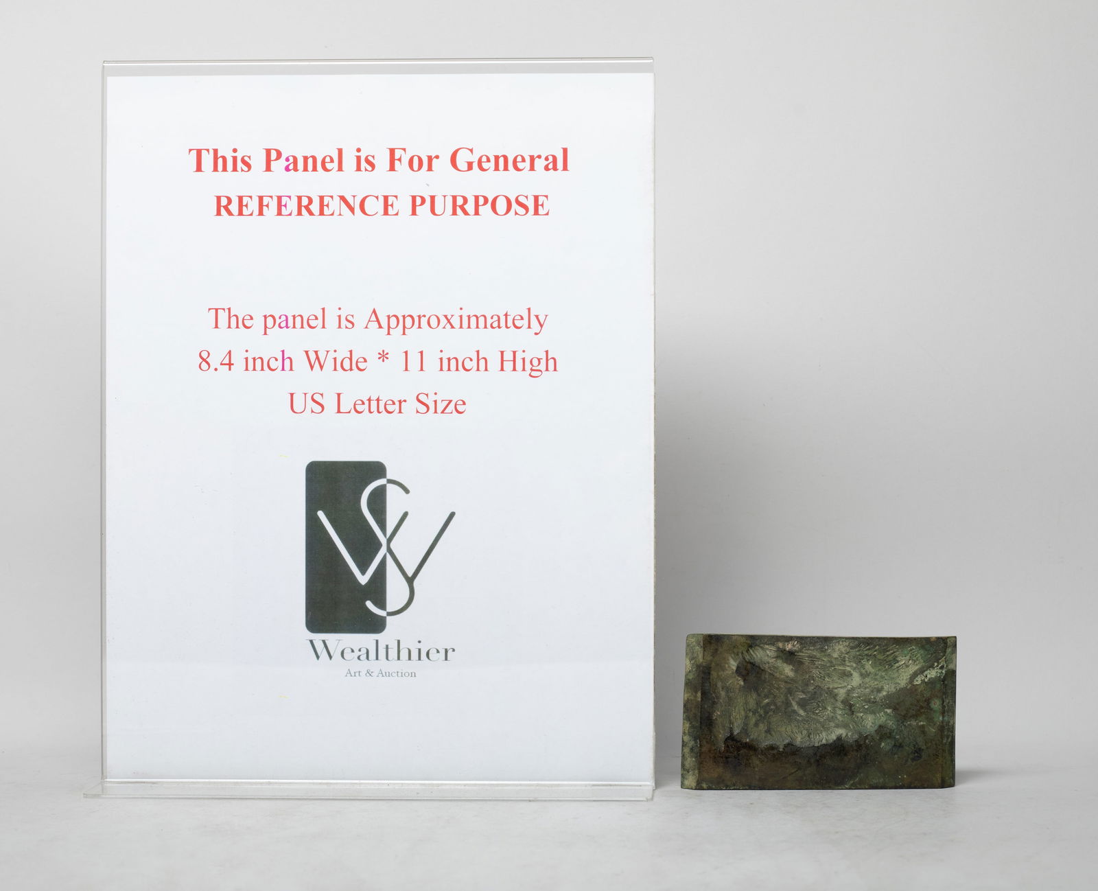 Roman Type Bronze Large Plaque - 2