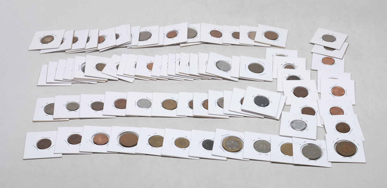 Estate Large Set World Coins Collection: Large group of worldwide coins. Size varies.