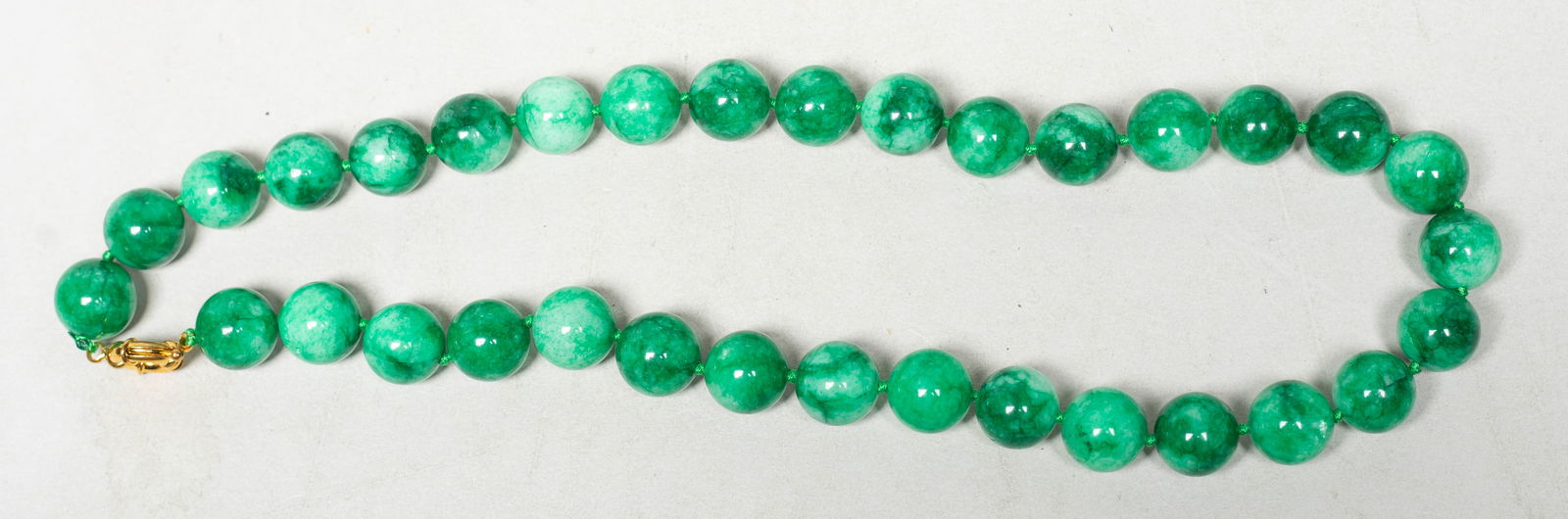 Chinese Export Colored Stone Bangles, Necklaces - 10