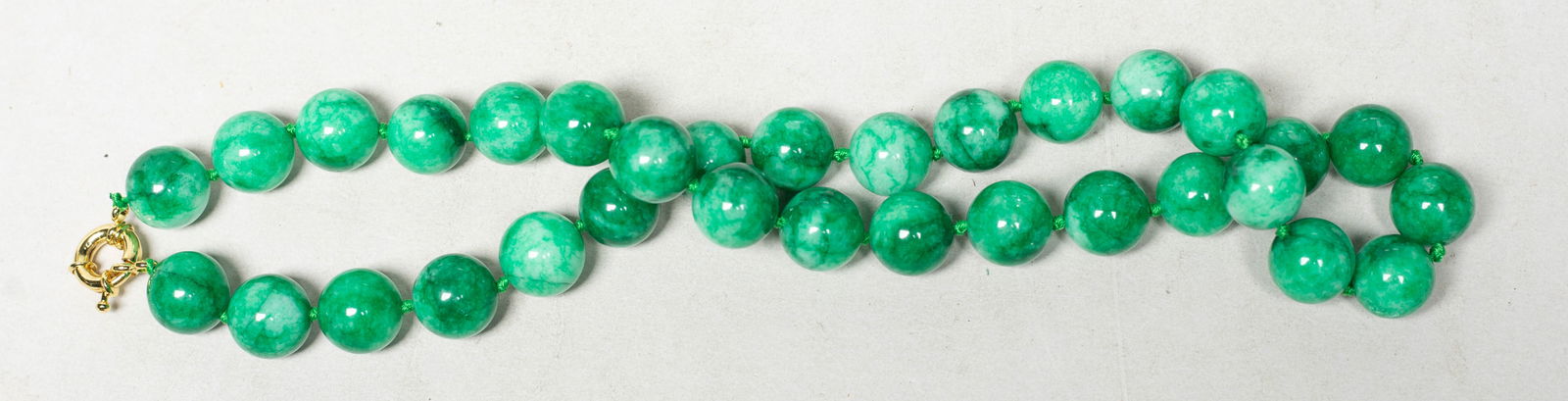 Chinese Export Colored Stone Bangles, Necklaces - 11