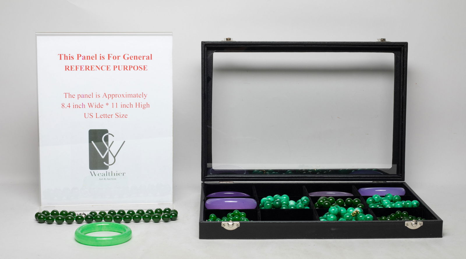 Chinese Export Colored Stone Bangles, Necklaces - 2