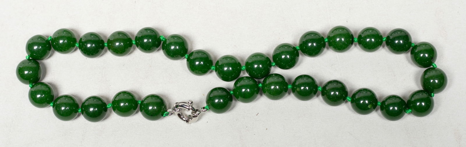 Chinese Export Colored Stone Bangles, Necklaces - 9