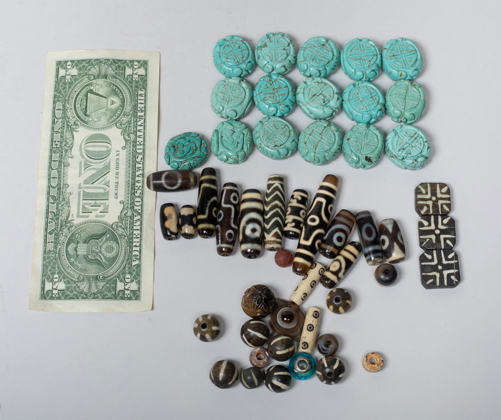 Estate Large Groups Chinese Export Beads - 2