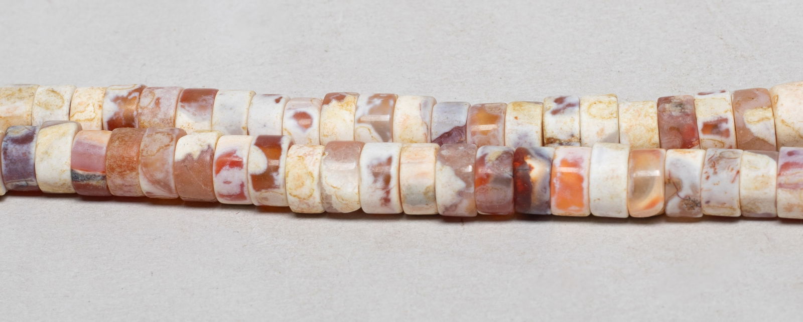 Rare Chinese Export Agate Necklace - 8