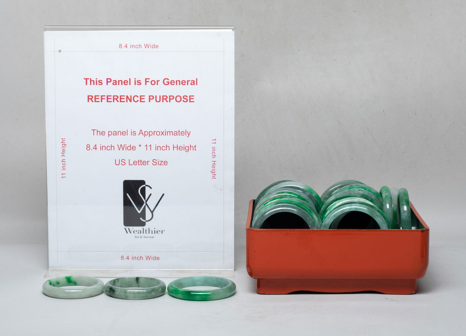 Estate Large Groups Chinese Export Bangles - 2