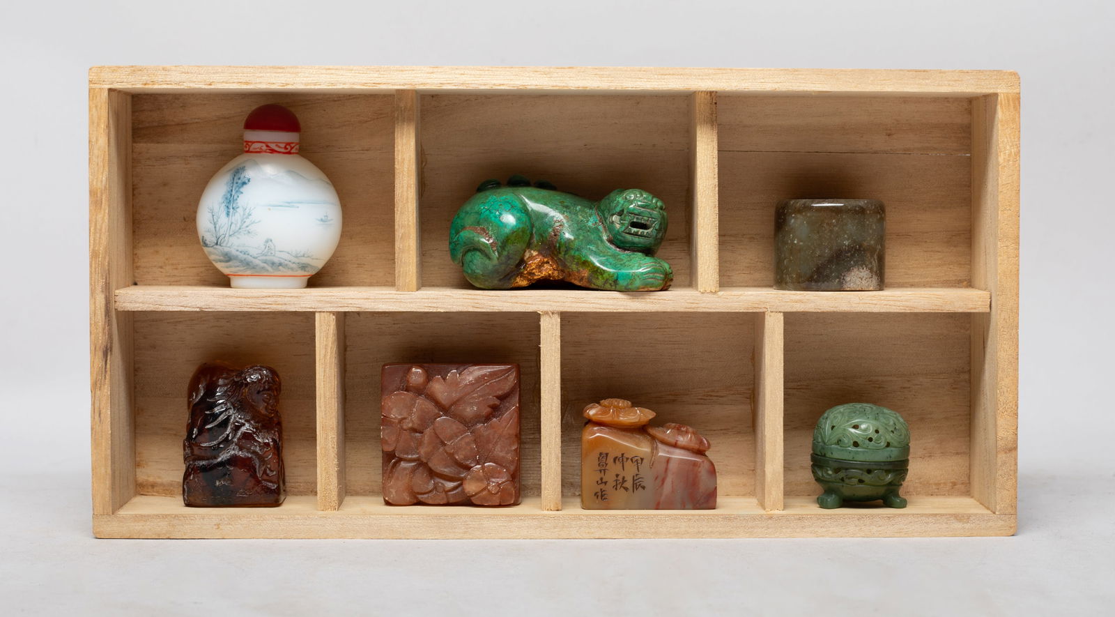 Estate Chinese Jade, Stone, Glass Sculptures (1 of 15)