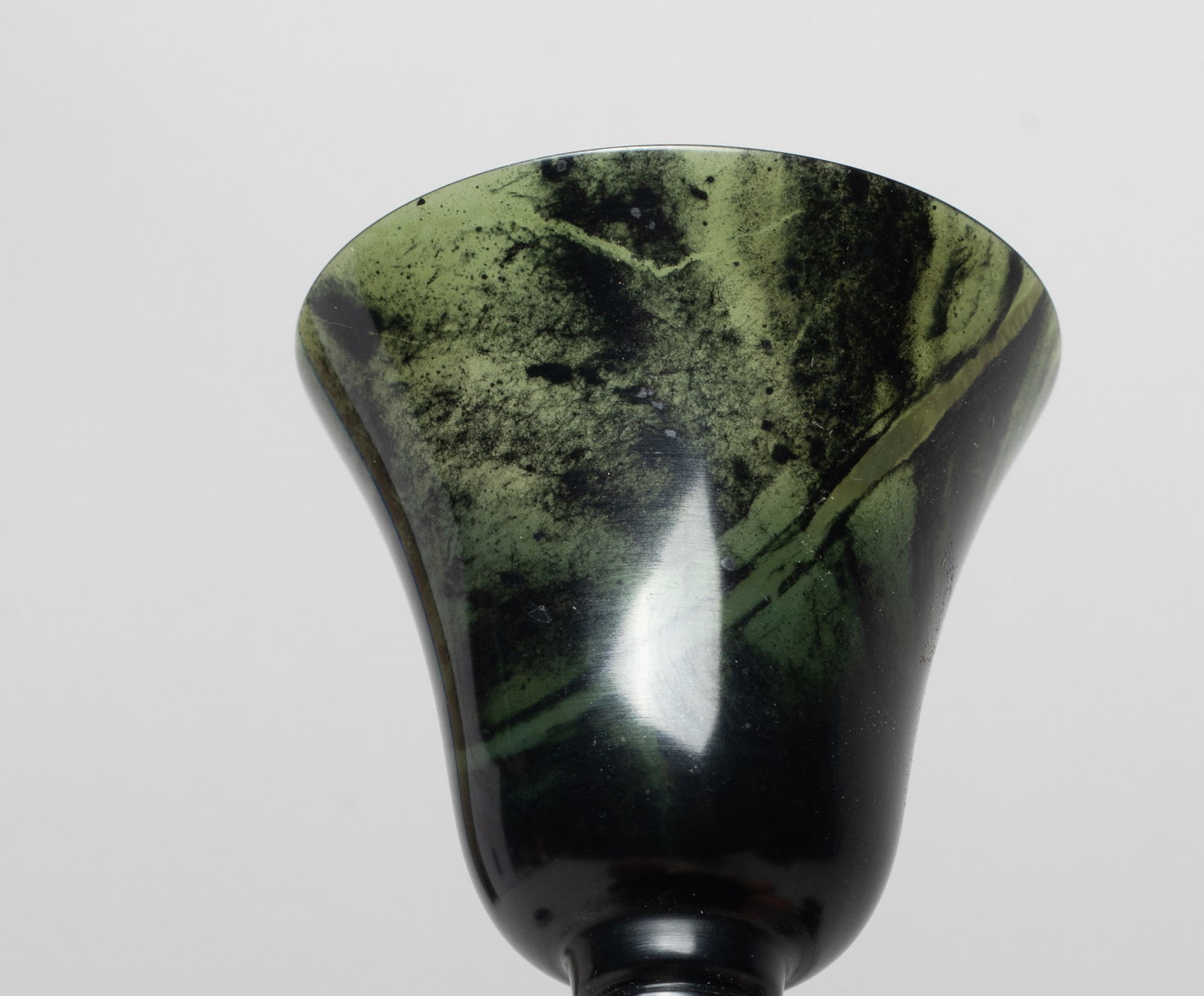 Set Chinese Spinach Jade Cups - 12