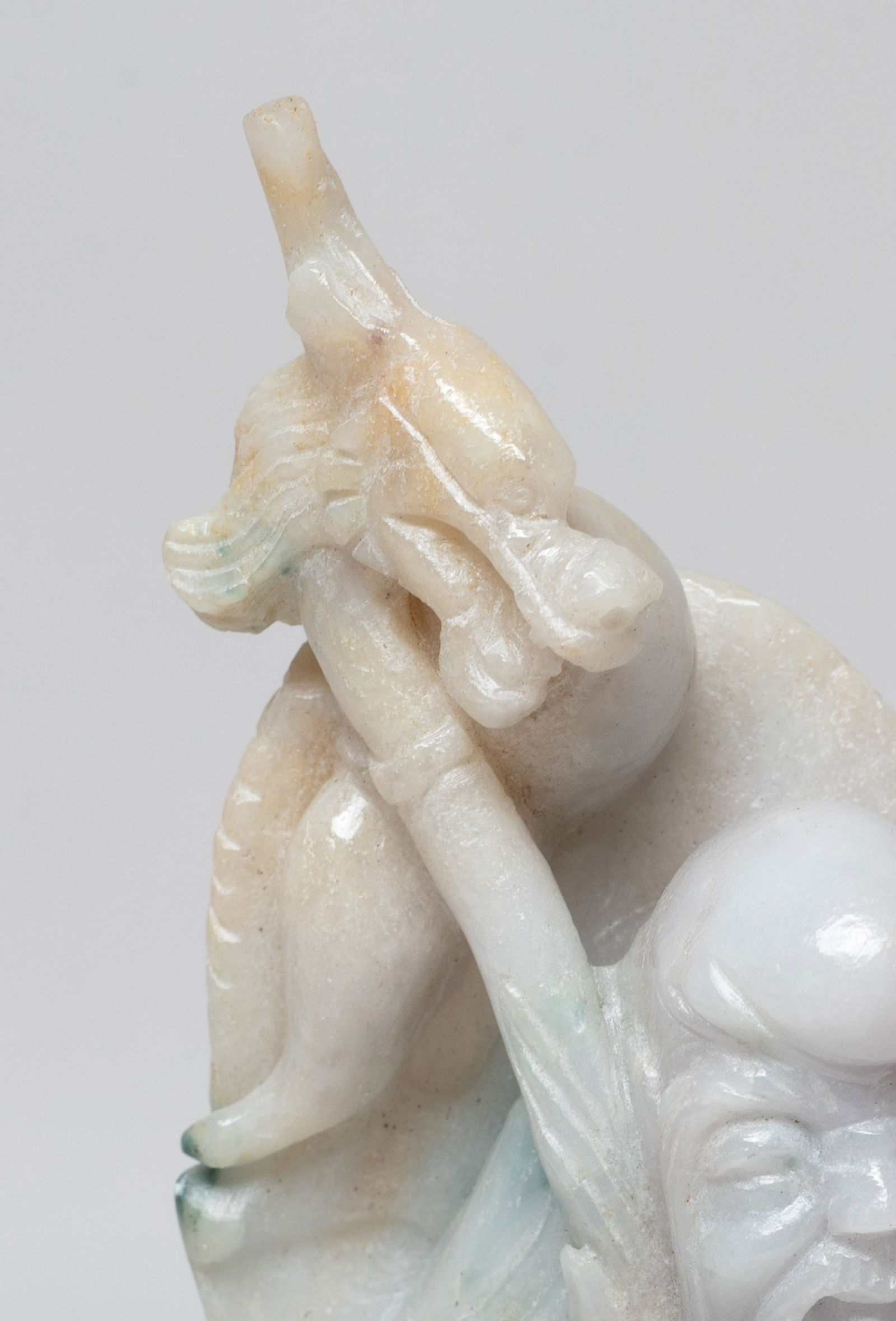 Two Chinese Export Jade Sculptures - 13