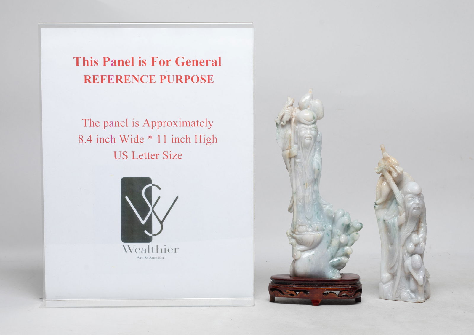 Two Chinese Export Jade Sculptures - 2