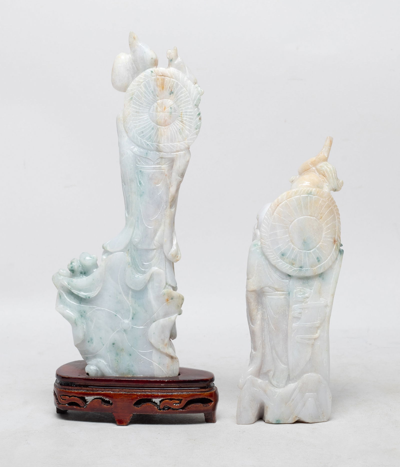 Two Chinese Export Jade Sculptures - 3