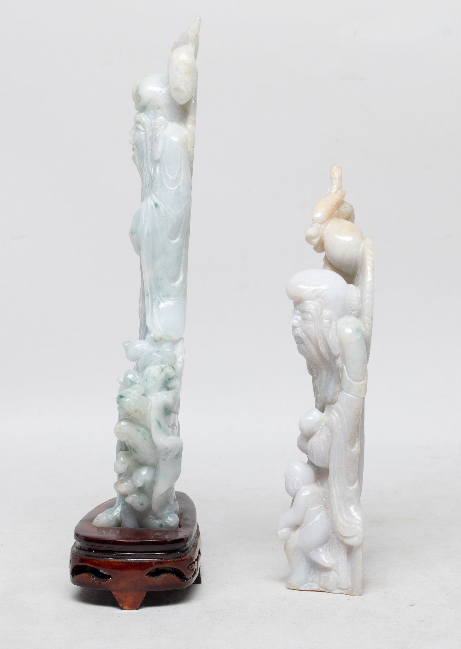 Two Chinese Export Jade Sculptures - 4
