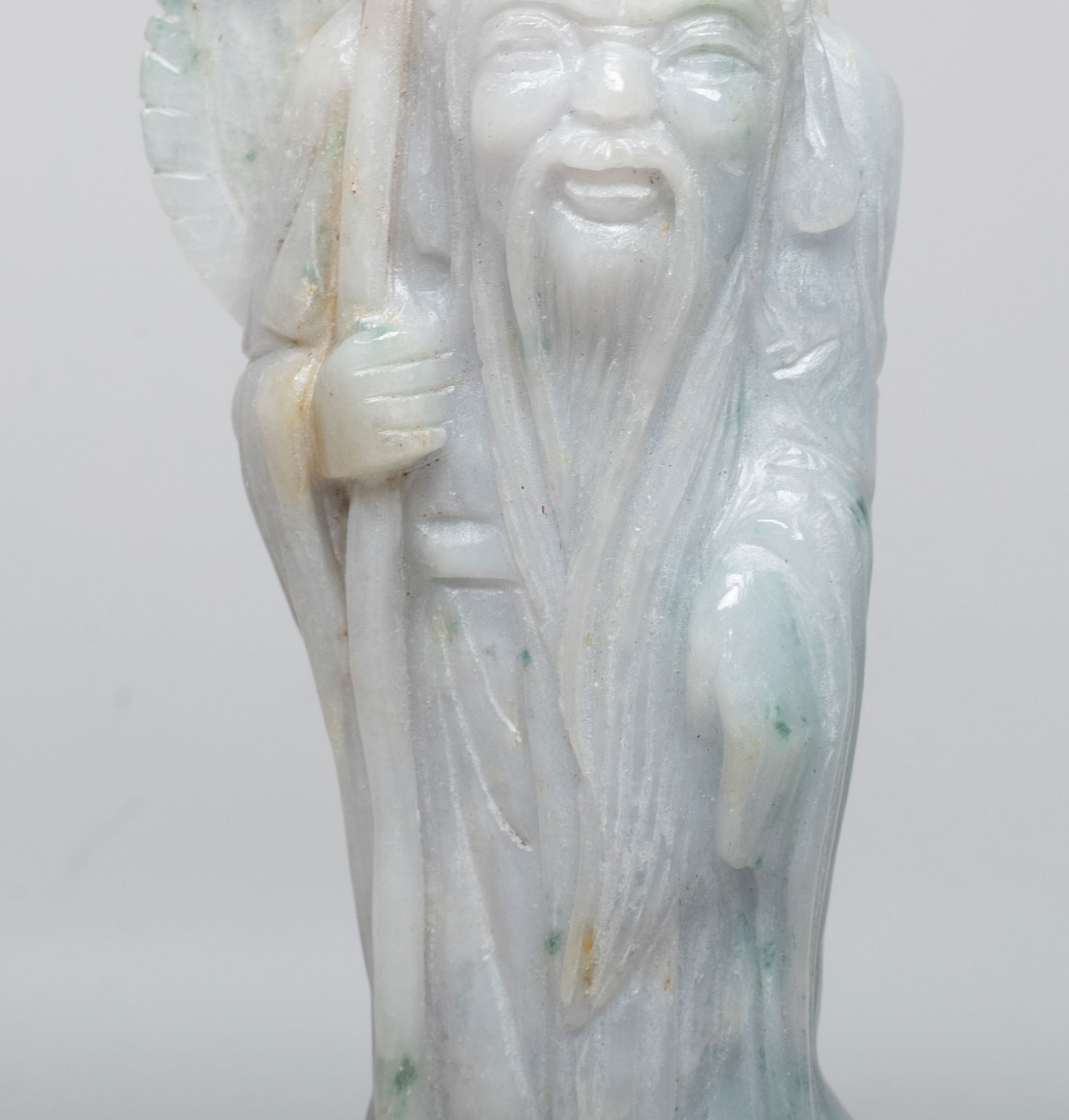Two Chinese Export Jade Sculptures - 7