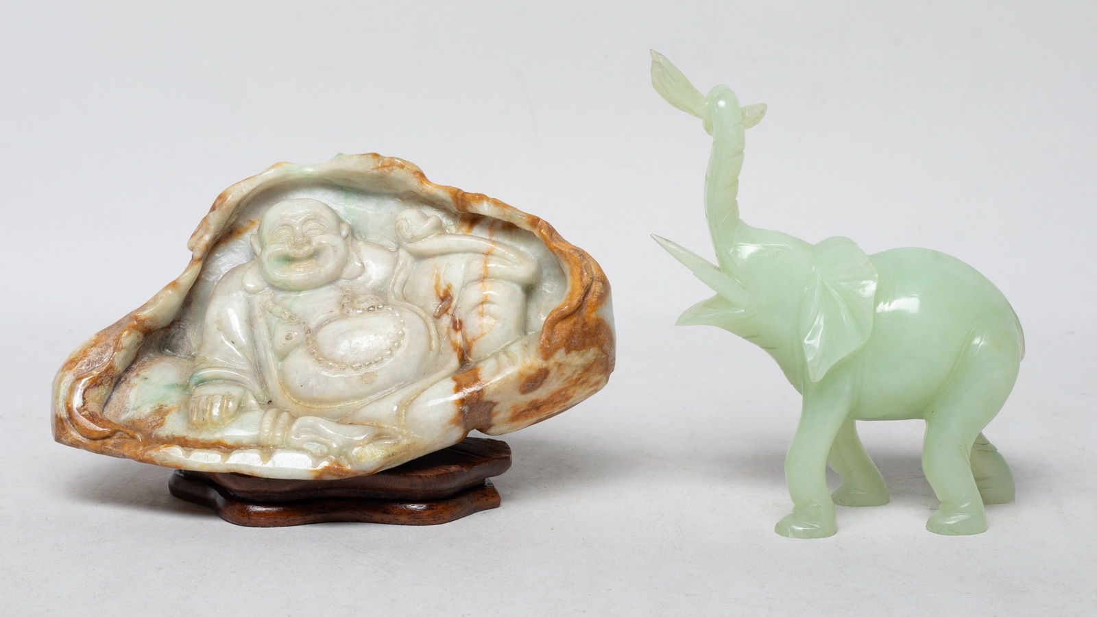 Vintage Chinese Export Jade Table Sculptures (1 of 15)